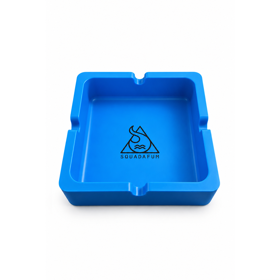 Cinzeiro de Silicone Quadrado Liso Squadafum New