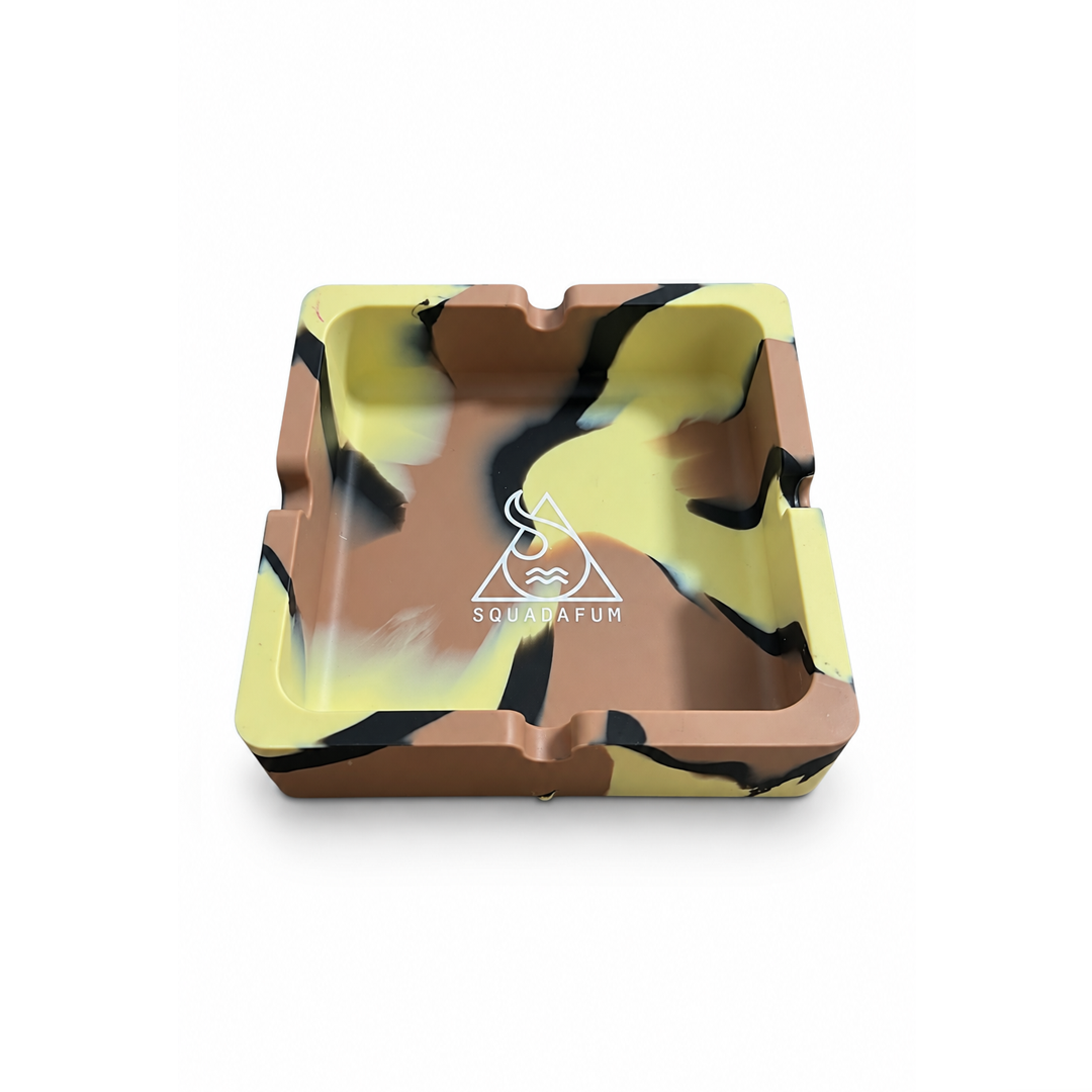 Cinzeiro de Silicone Quadrado Squadafum Tie Dye