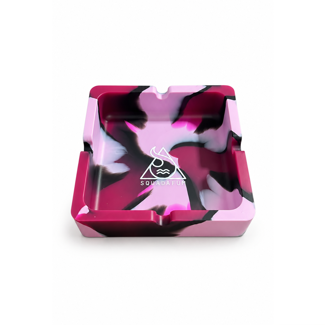Cinzeiro de Silicone Quadrado Squadafum Tie Dye