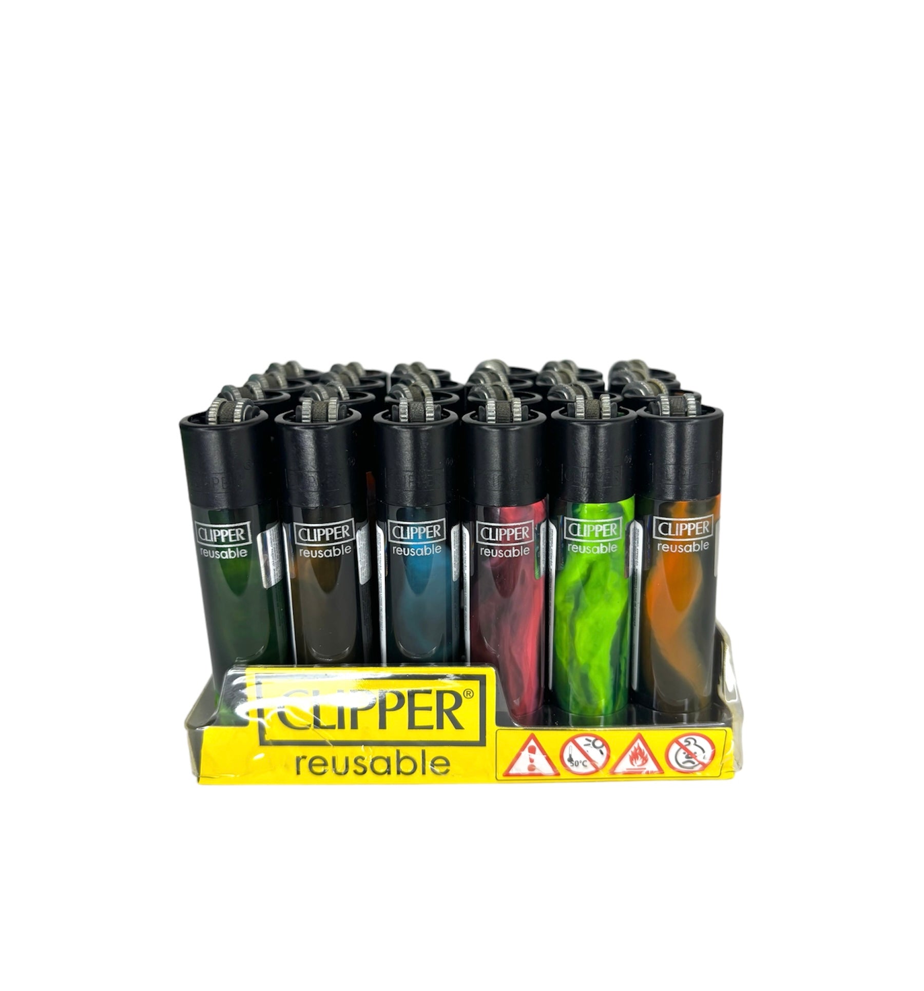 Isqueiro Clipper Abstract c/24