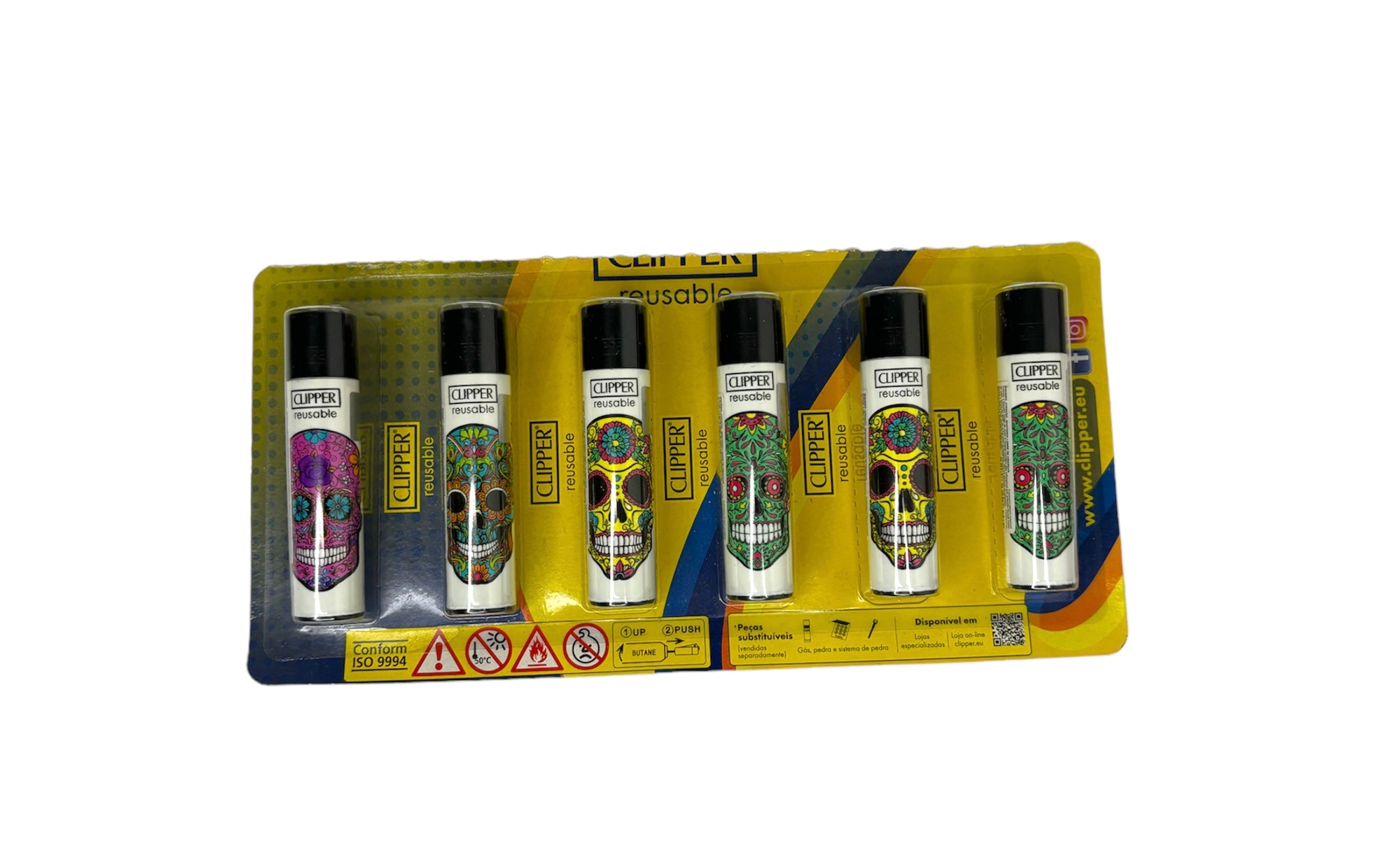 Isqueiro Clipper Cartela Dark Heaven 1 c/6