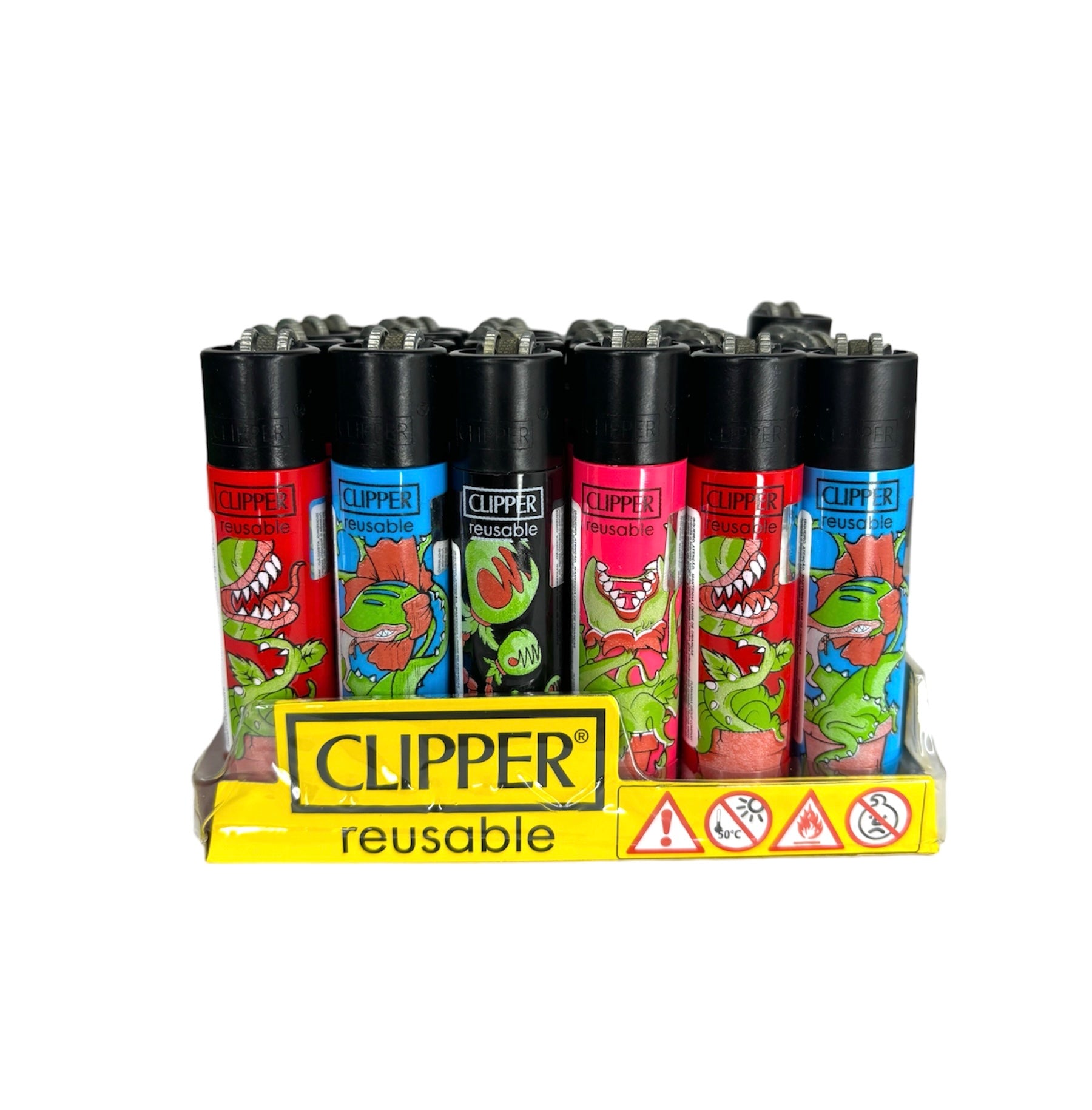 Isqueiro Clipper Evil Plants c/24