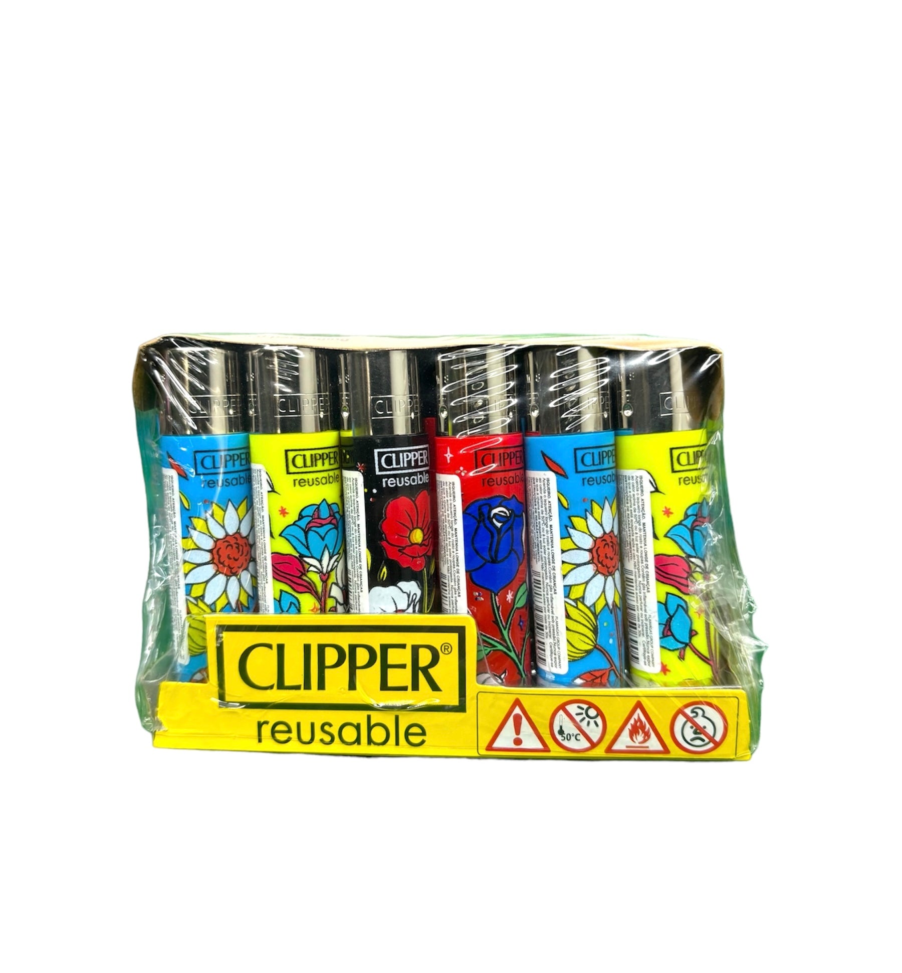 Isqueiro Clipper Fall Flowers c/24