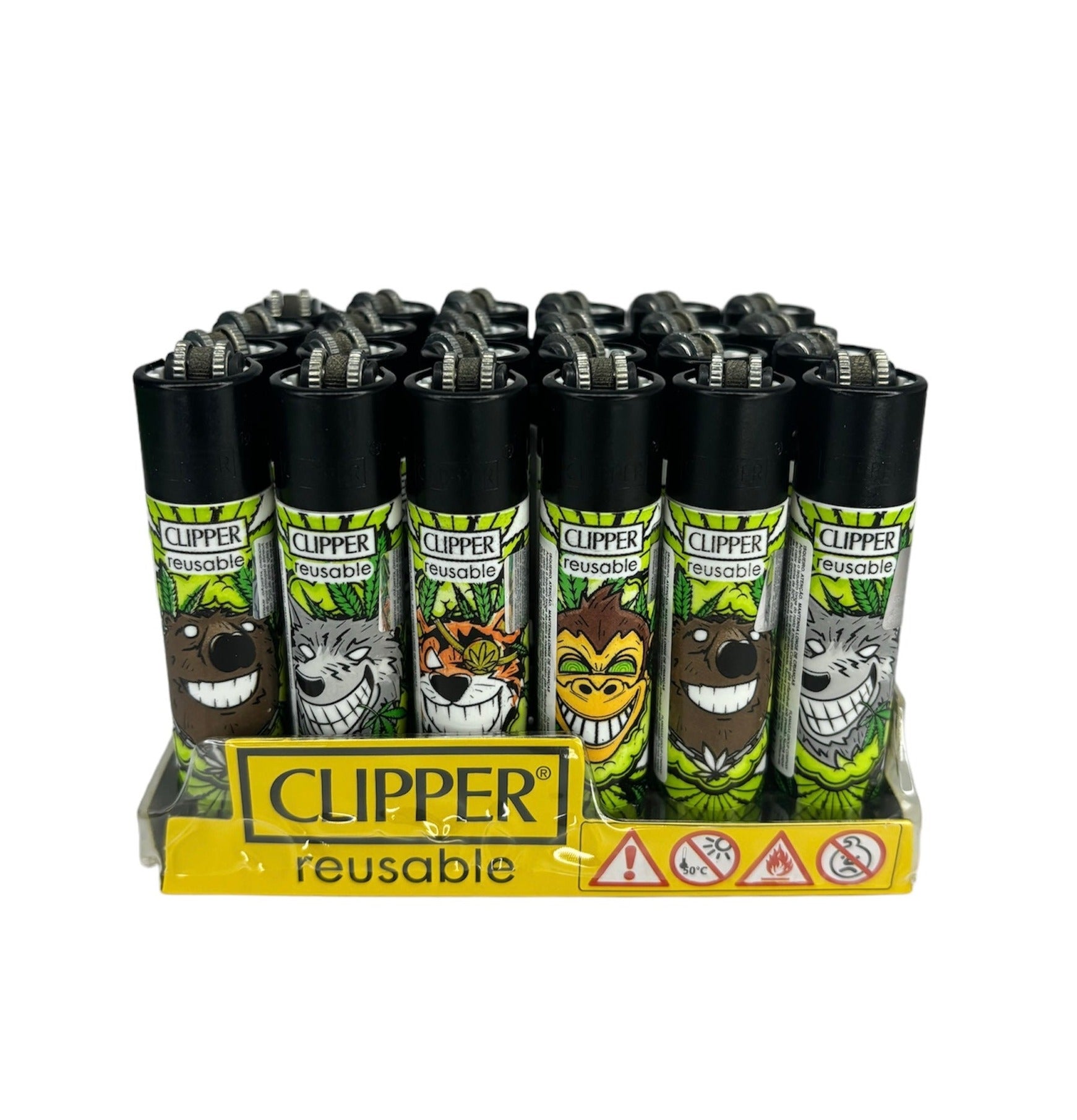 Isqueiro Clipper Smilling Animals c/24