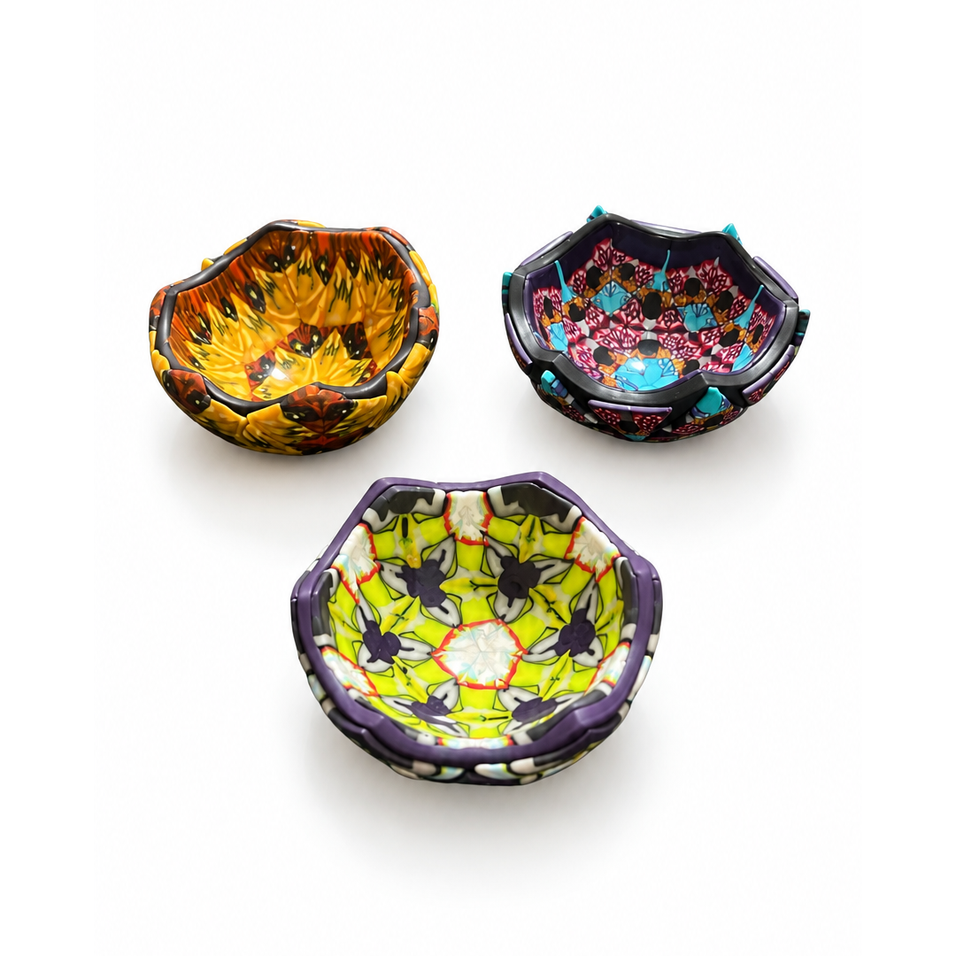 Cuia de Cerâmica Plástica 3 Camadas 7/8CM