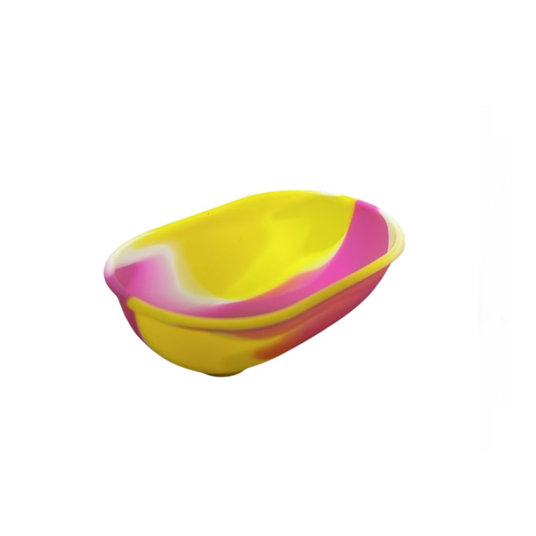 Cuia de Silicone Banheira Multicolor