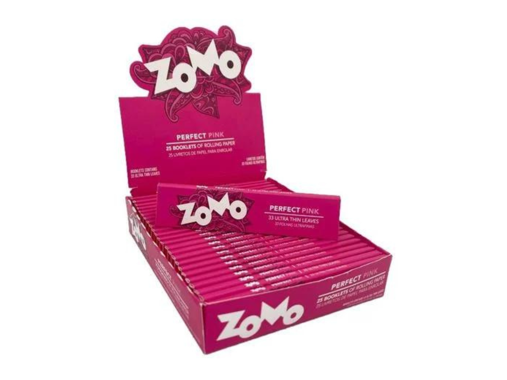 Caixa de Seda Zomo Rosa K.S