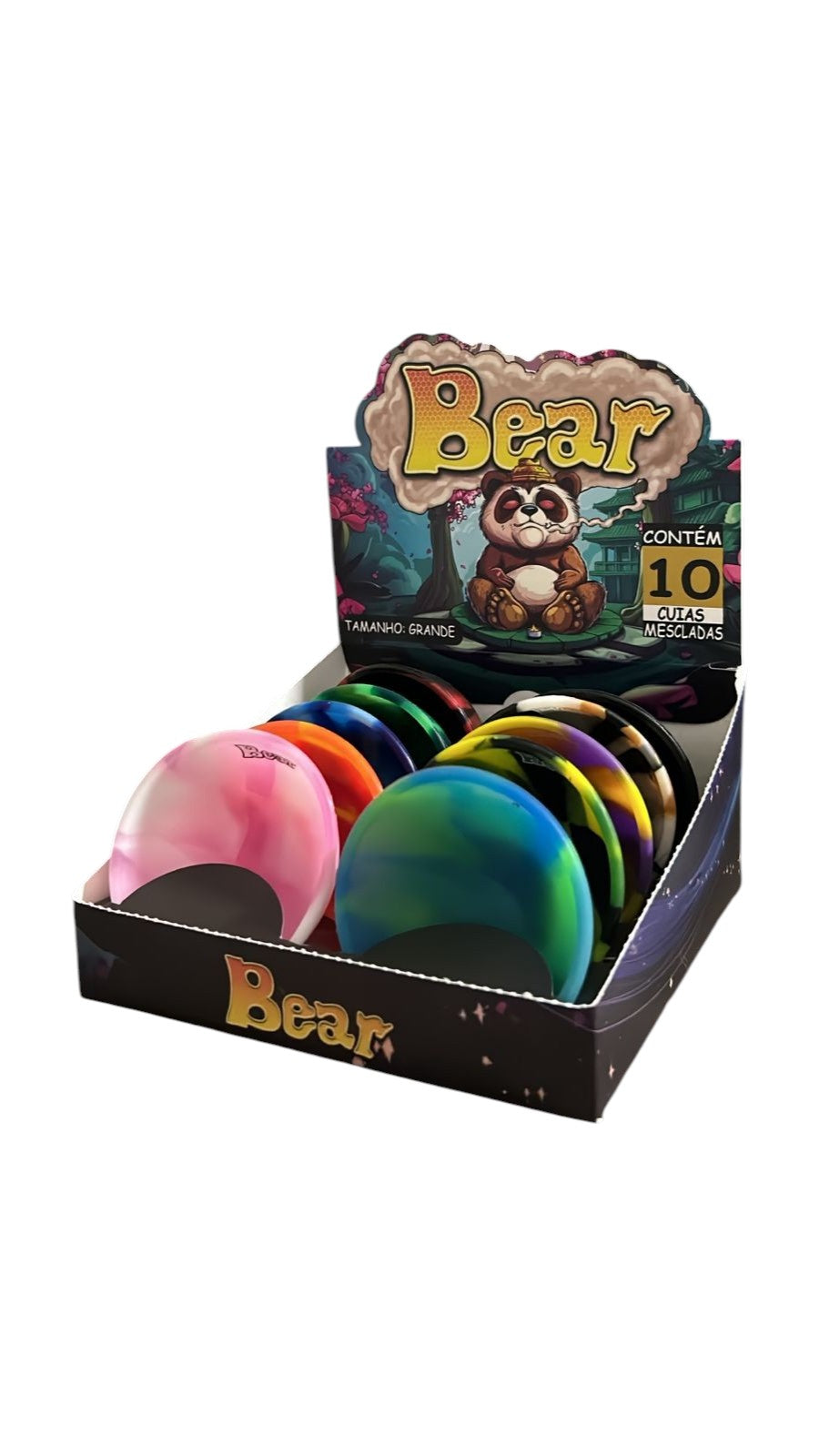 Display Cuia de Silicone Bear Grande C/10
