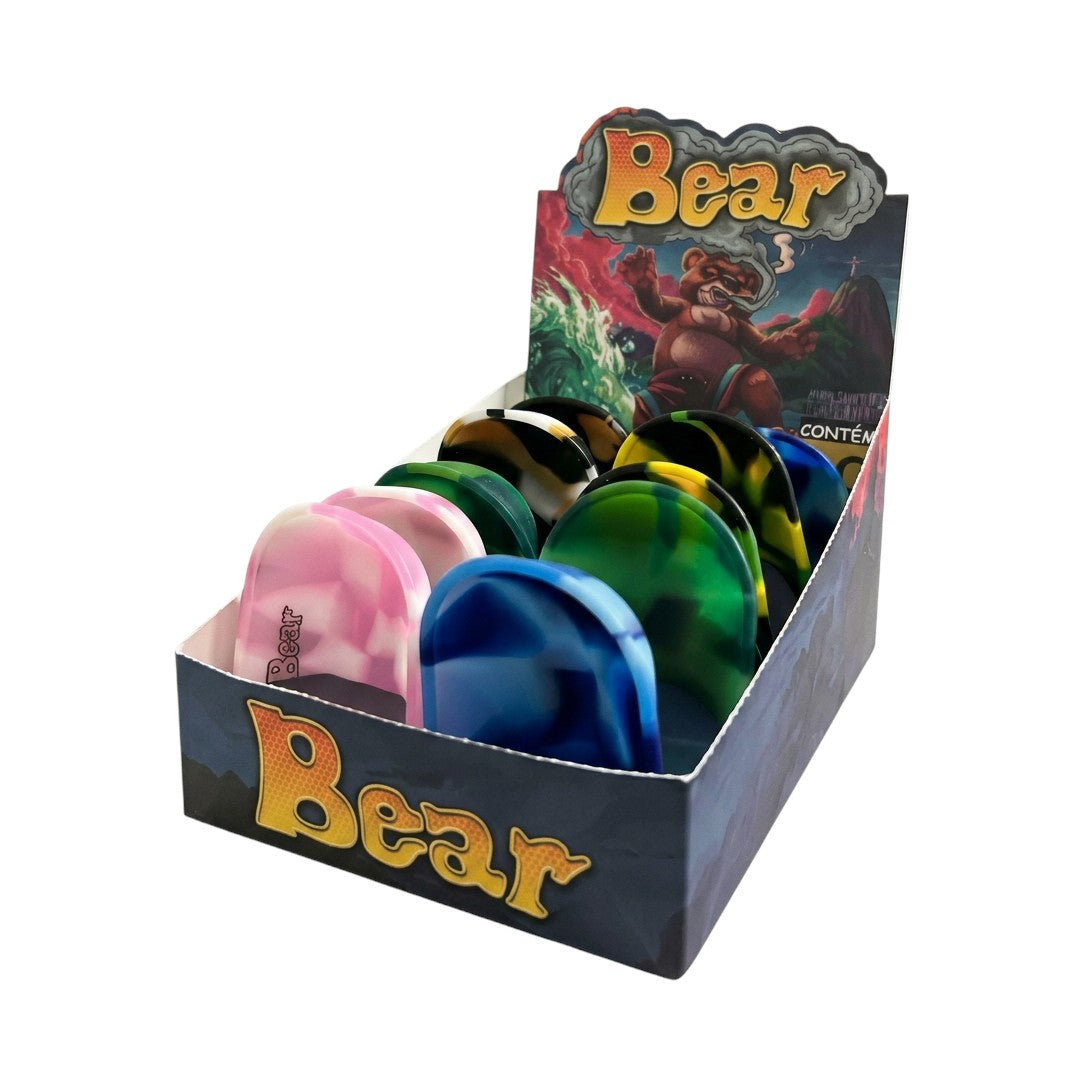 Display Cuia de Silicone Bear Oval C/10