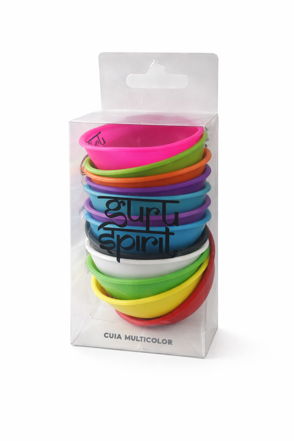 Display Cuia de Silicone Guru Spirit Colorida Lisa C/12