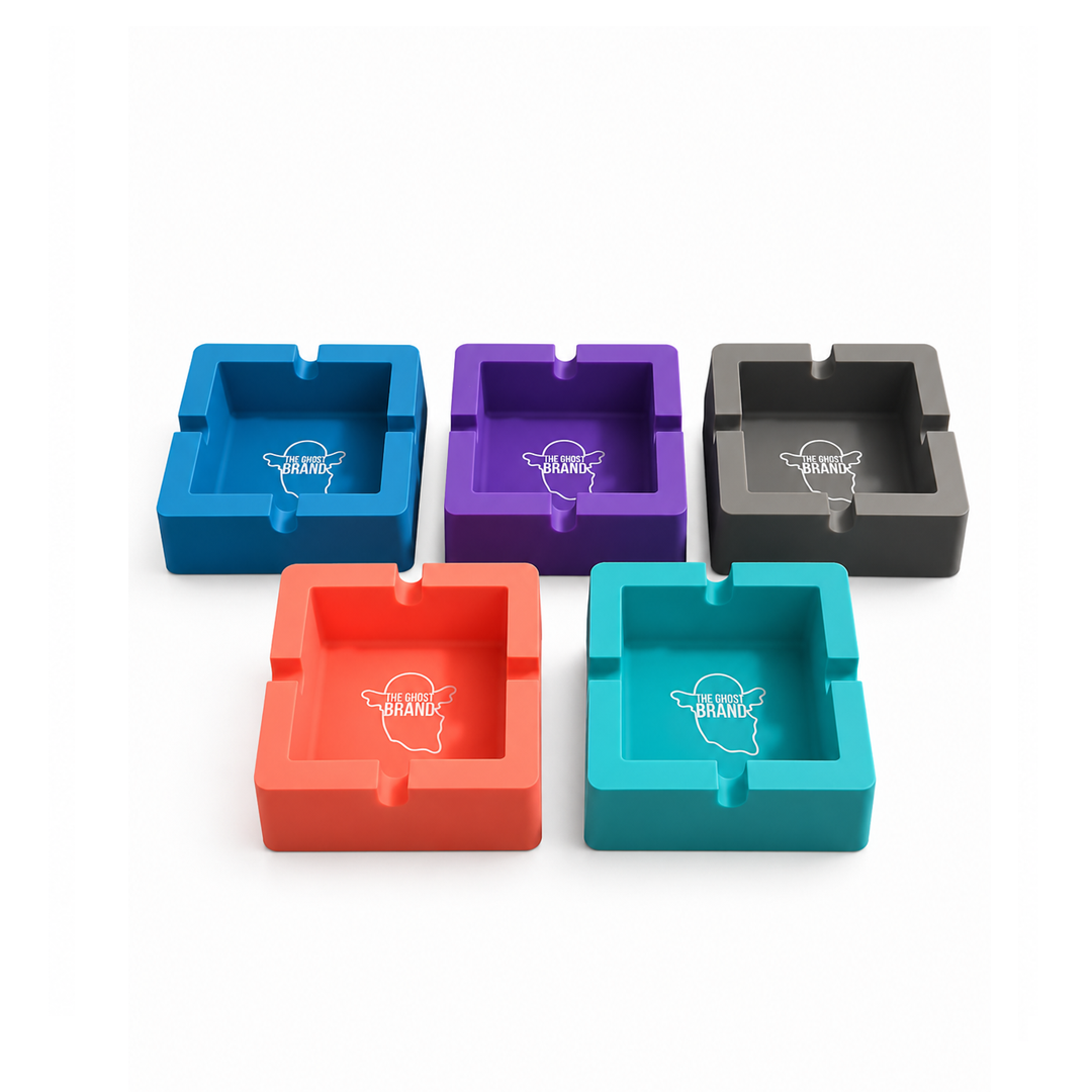 Cinzeiro de Silicone TGB Quadrado Colorido