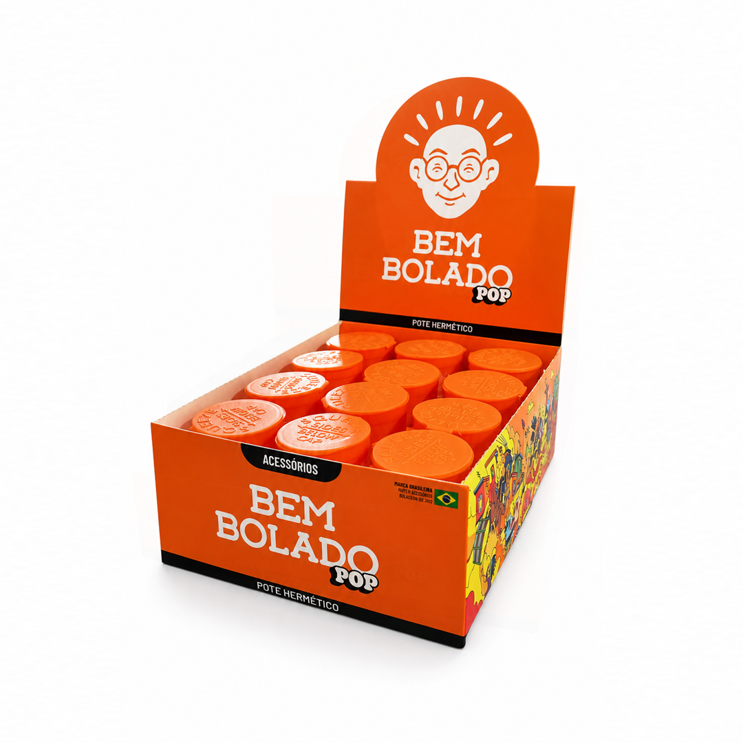 Display Pote Hermético Bem Bolado Pop 80ML C/12