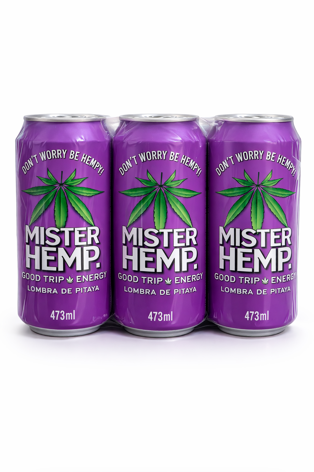 Fardo de Energético Mister Hemp 473ML C/ 6