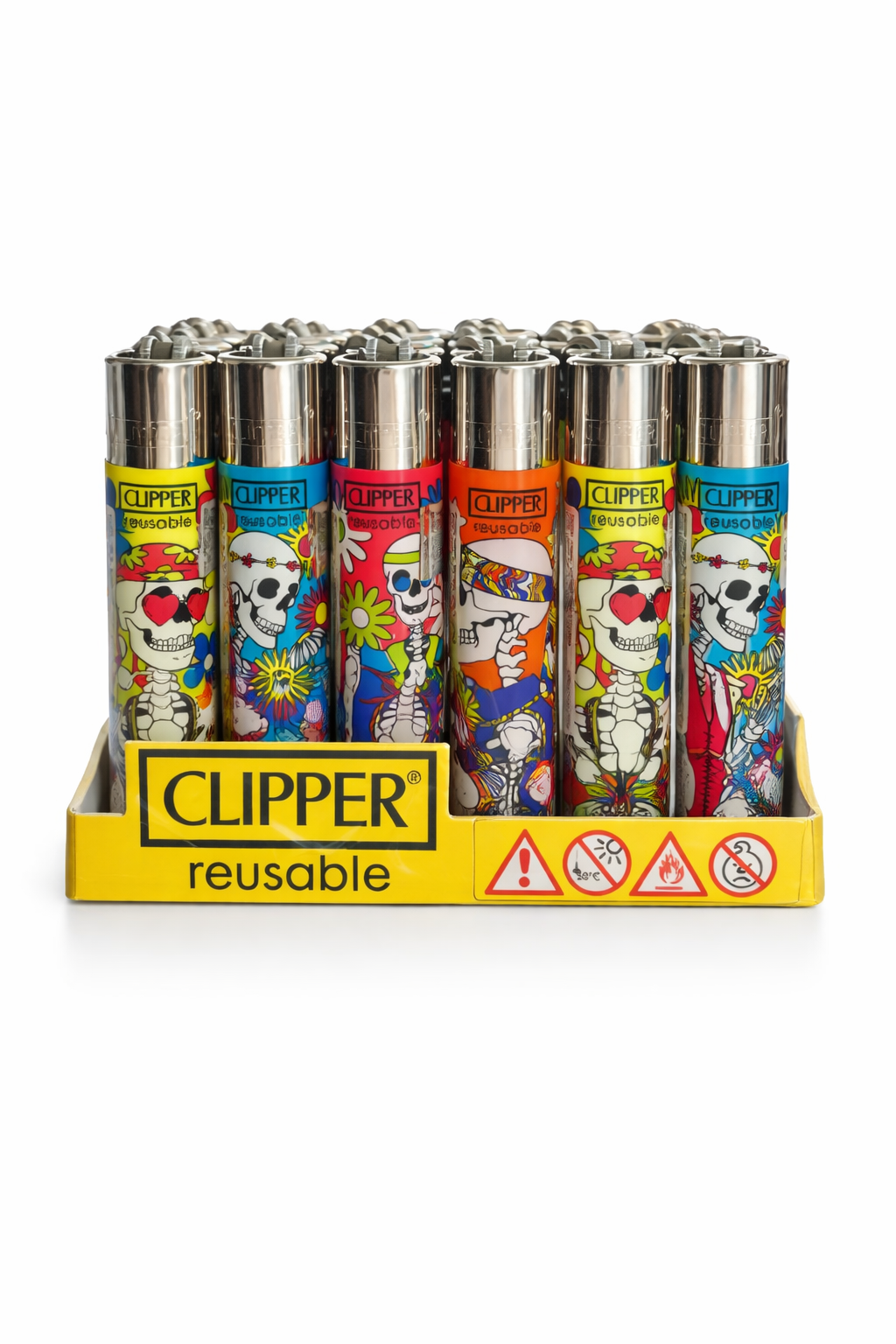 Isqueiro Clipper Hippie Theme C/24