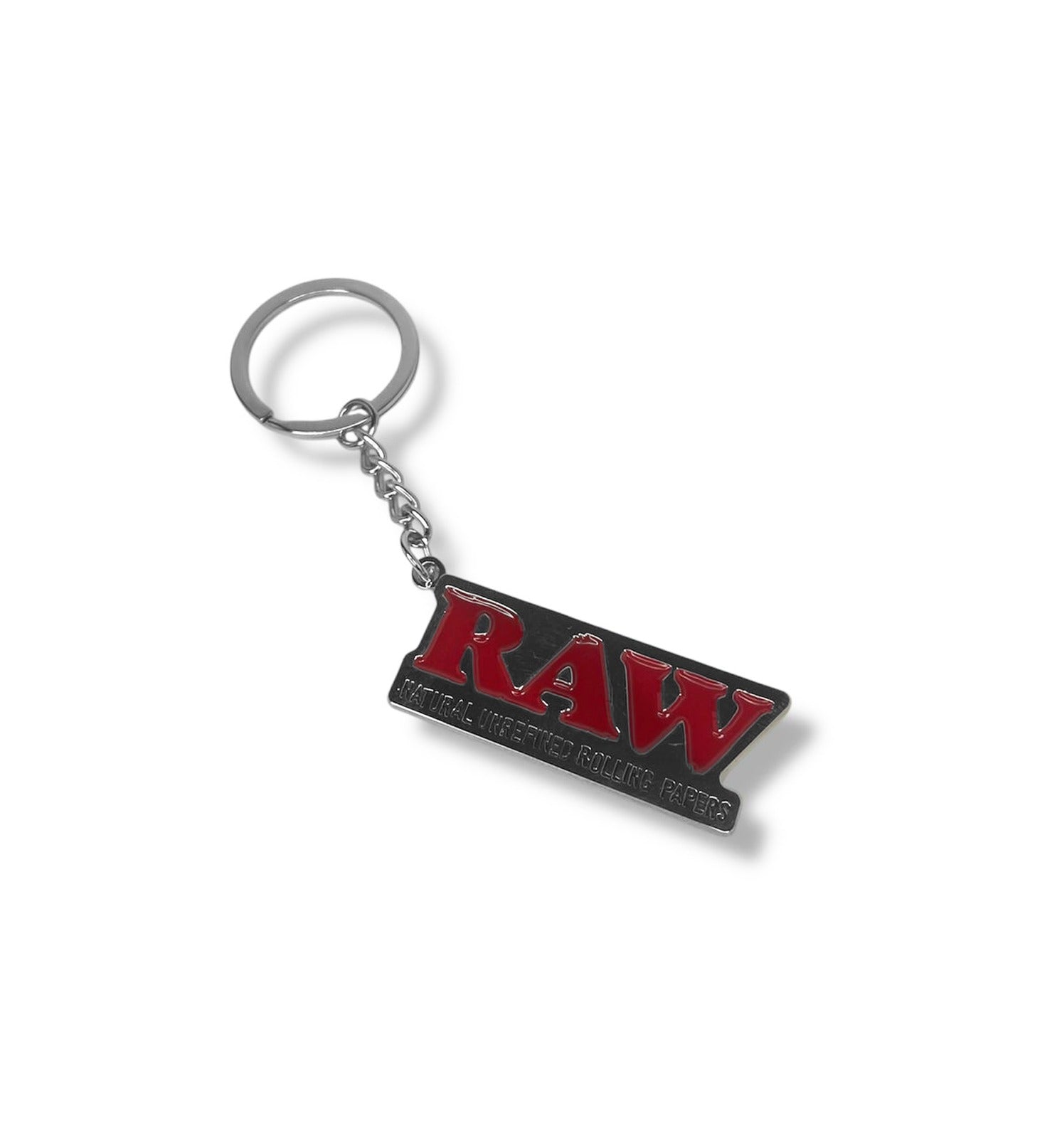 Chaveiro Raw Prata Metal