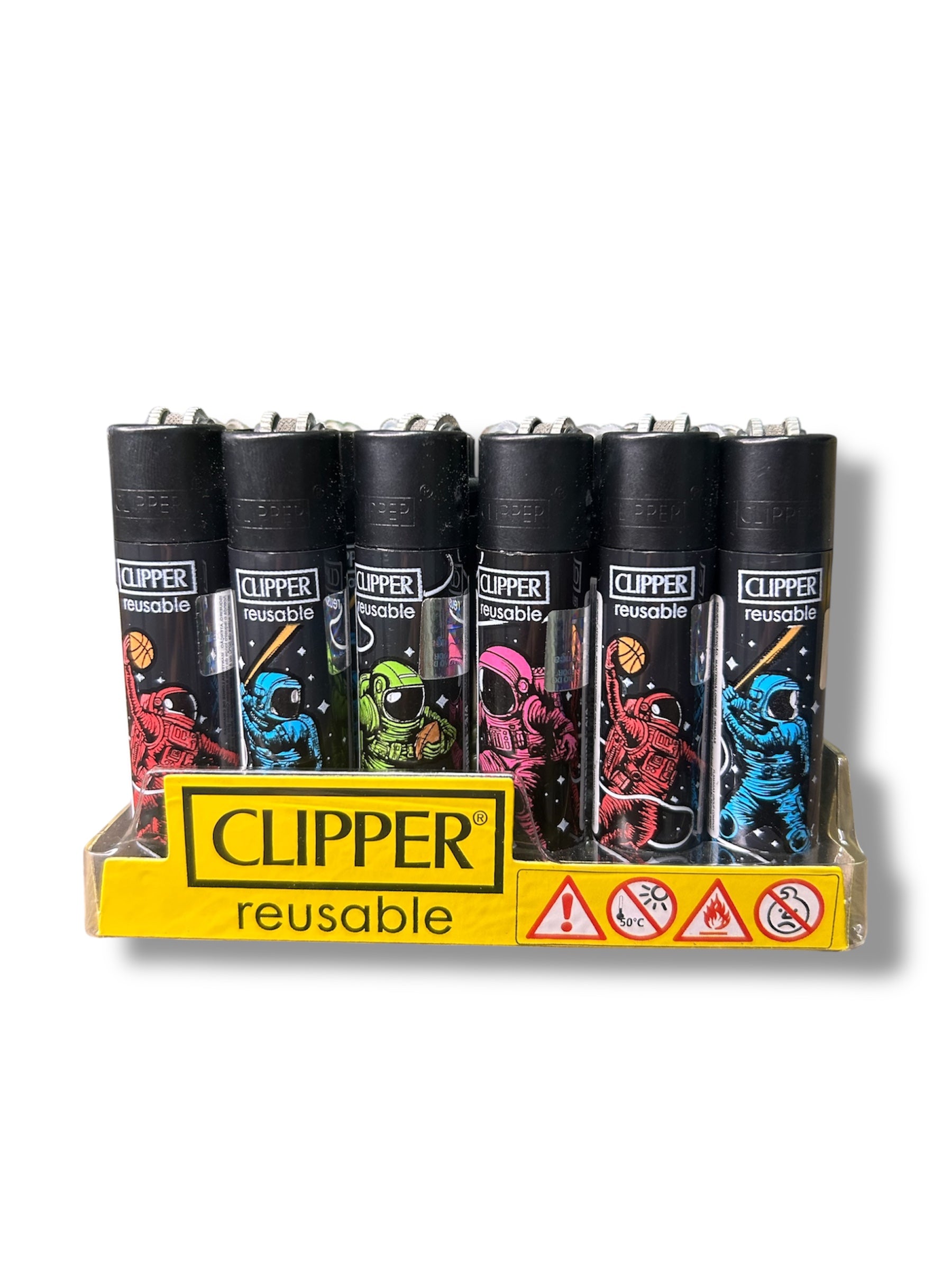 Caixa de Isqueiro Clipper Astro Sports C/24