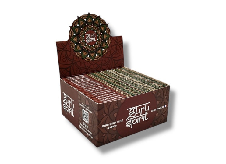 Caixa de Seda Guru Spirit Larga Brown K.S
