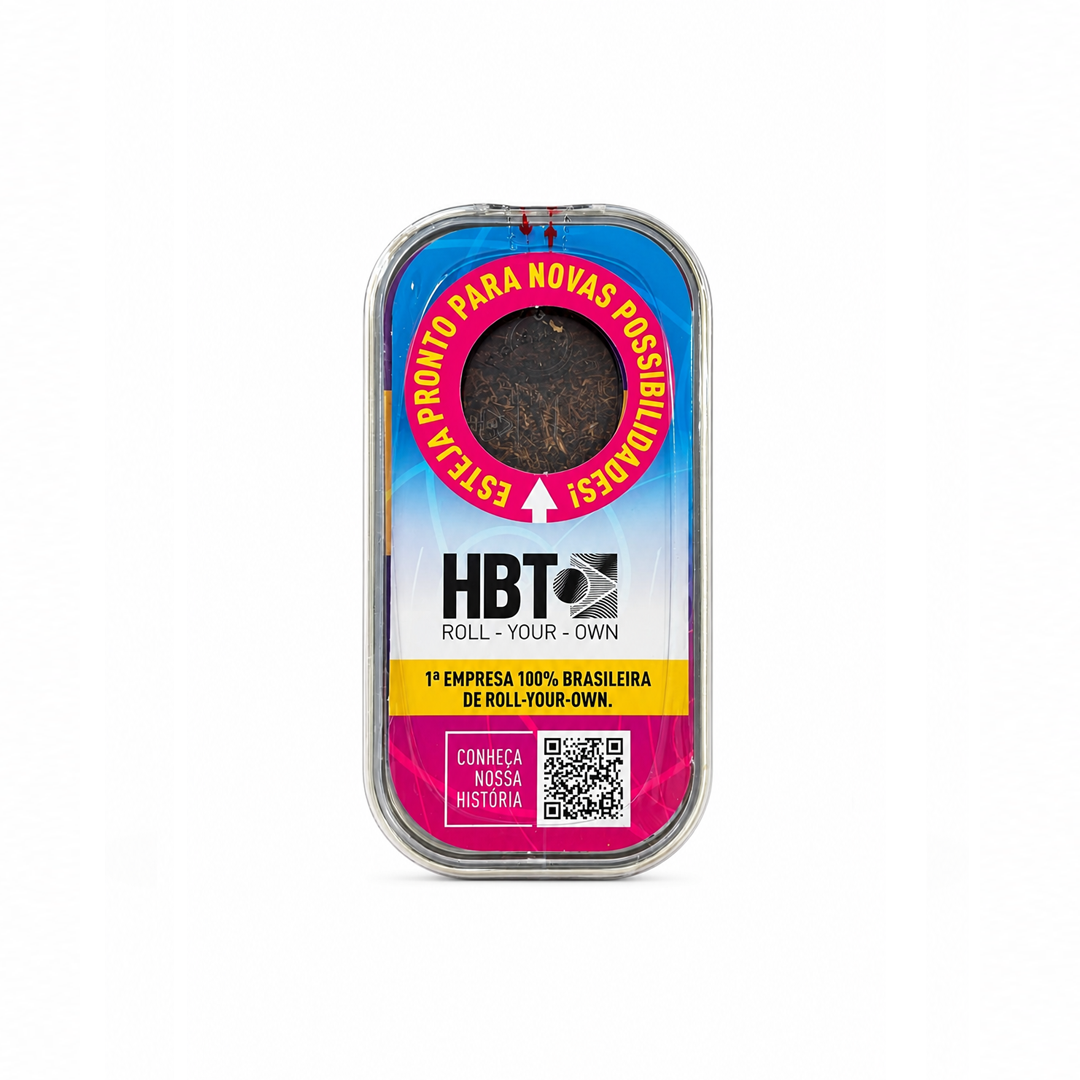 Lata de Tabaco Rainbow Prata 50G