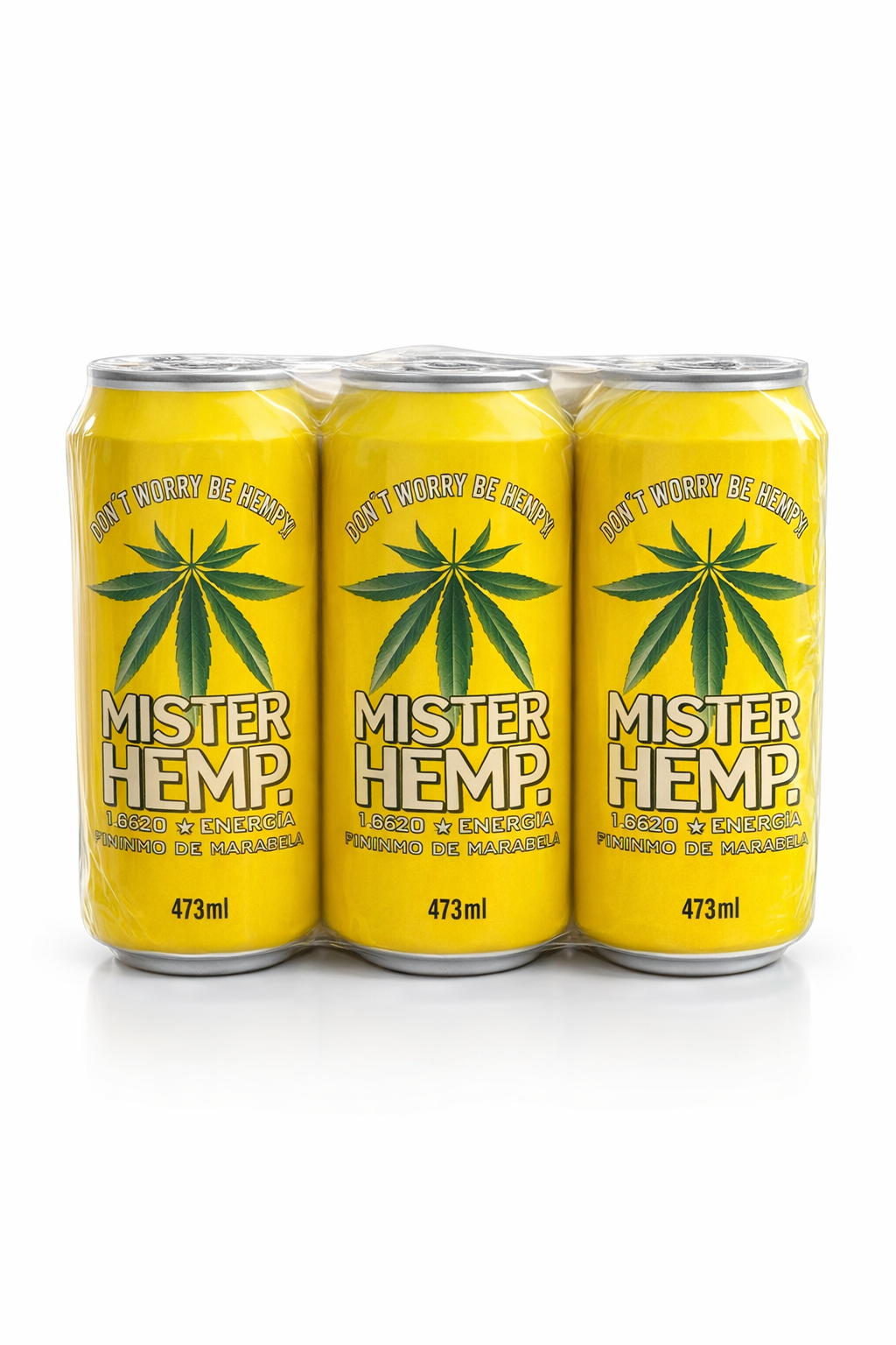 Fardo de Energético Mister Hemp 473ML C/ 6