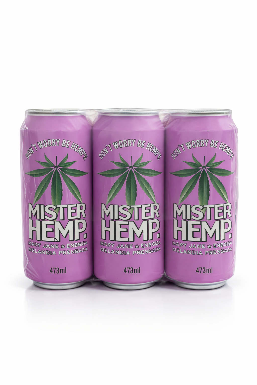 Fardo de Energético Mister Hemp 473ML C/ 6
