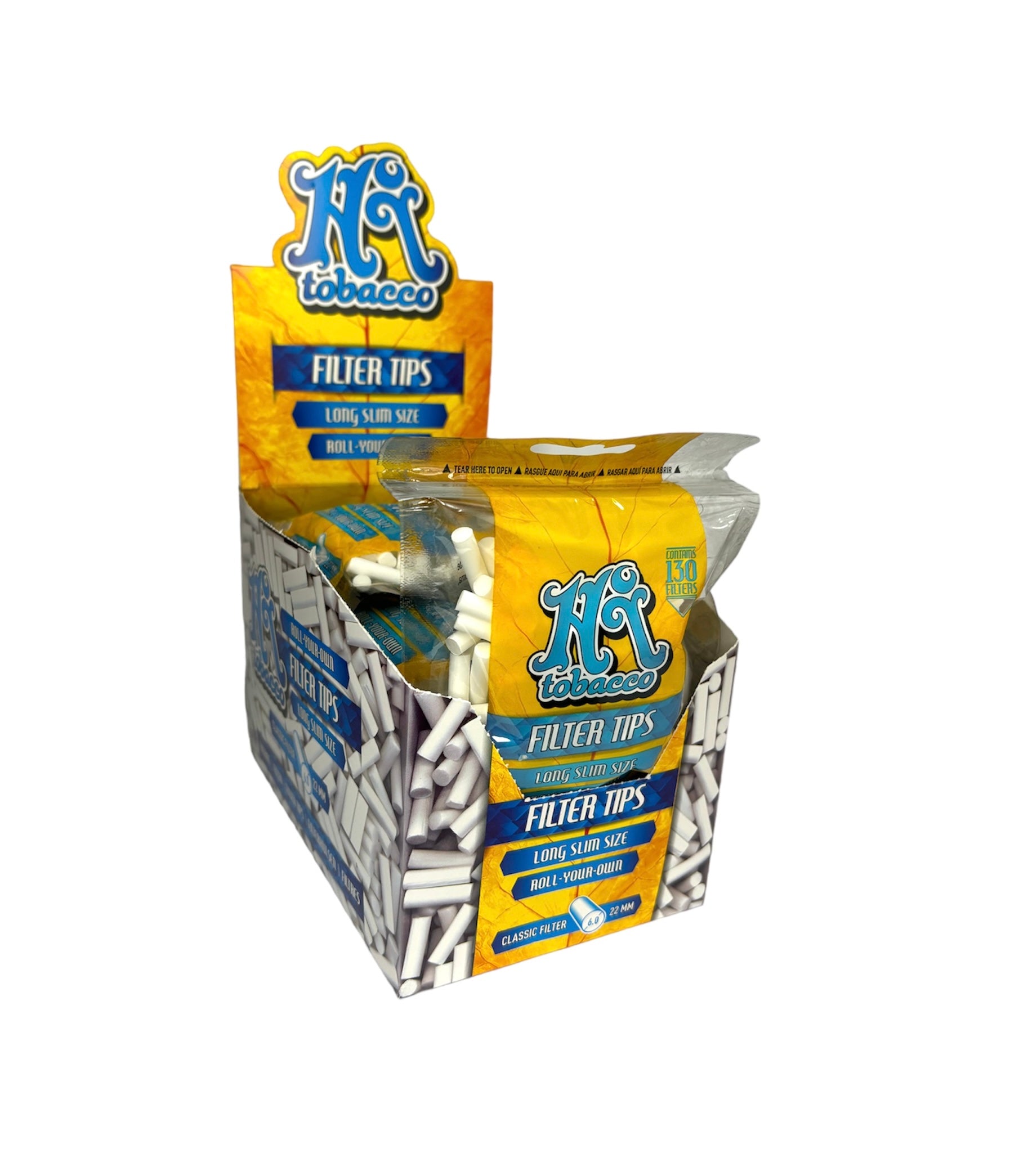 Caixa de Filtro Hi Tobacco Longo