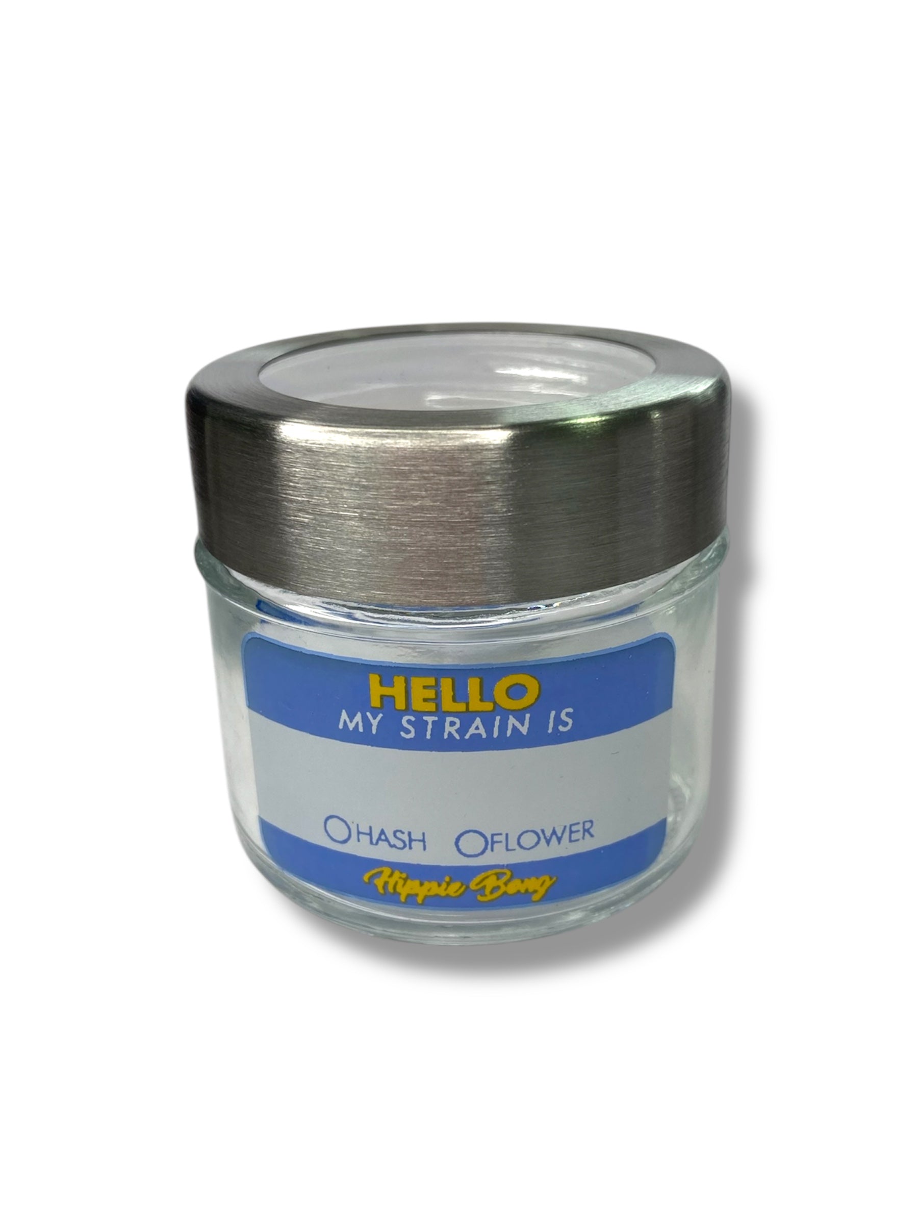 Pote de Vidro Strain Hippie Bong 100ml