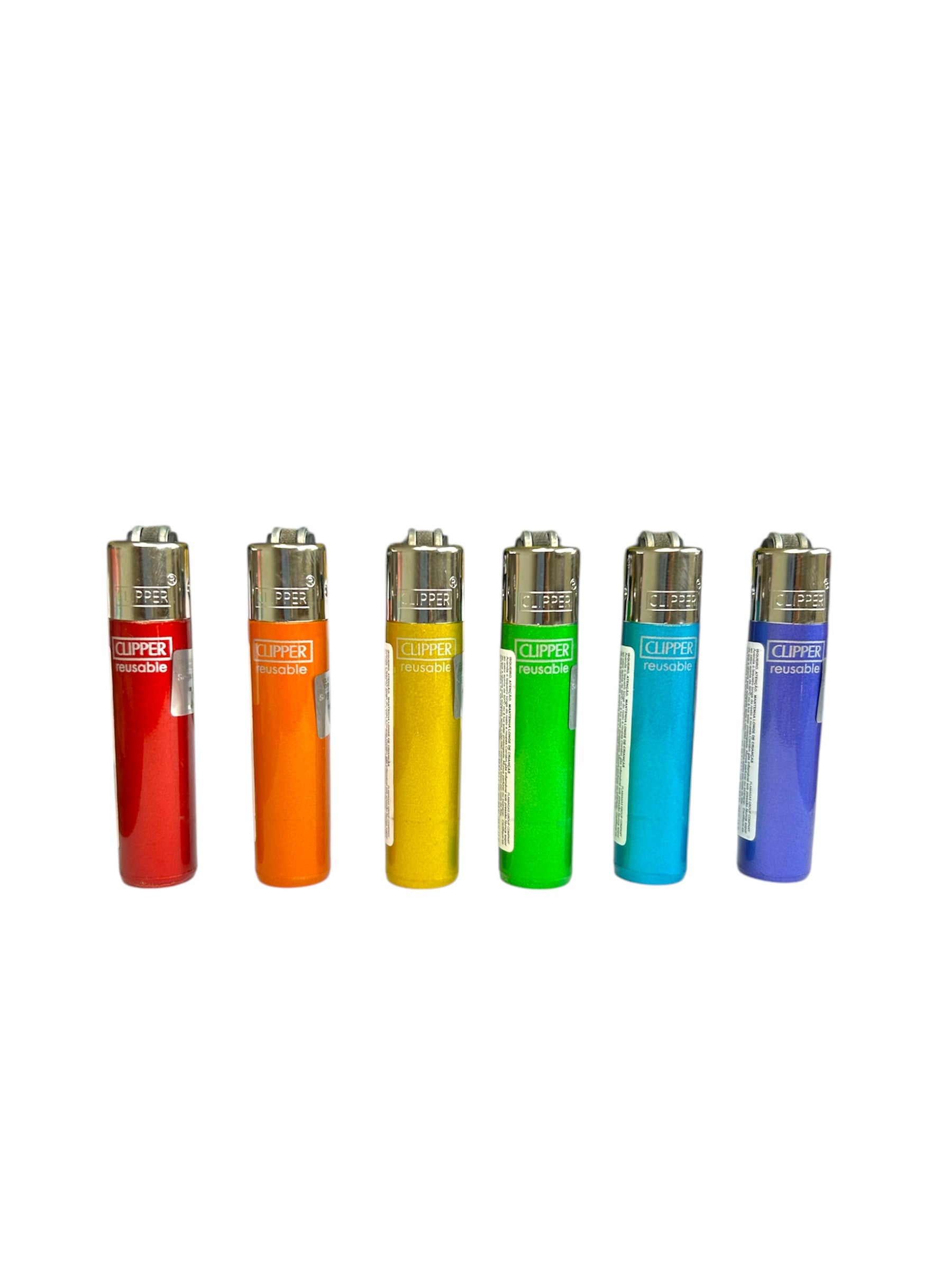Caixa de Isqueiro Clipper Mini Crystal Rainbow C/24