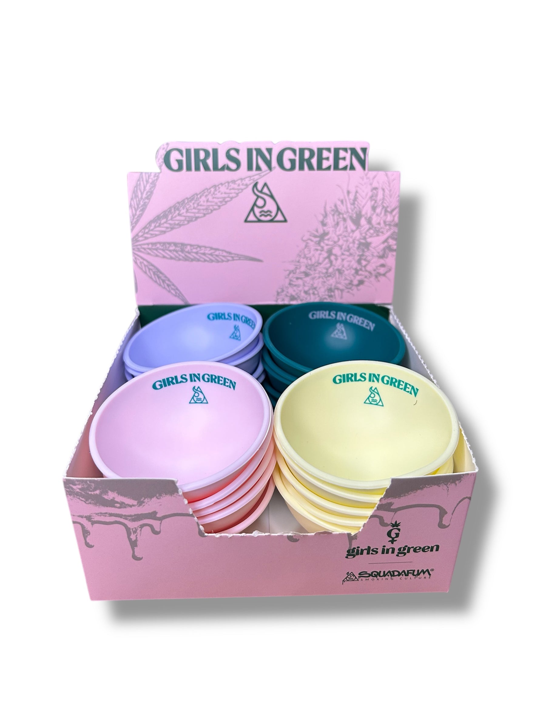 Display Cuia de Silicone Girls in Green x Squadafum C/20