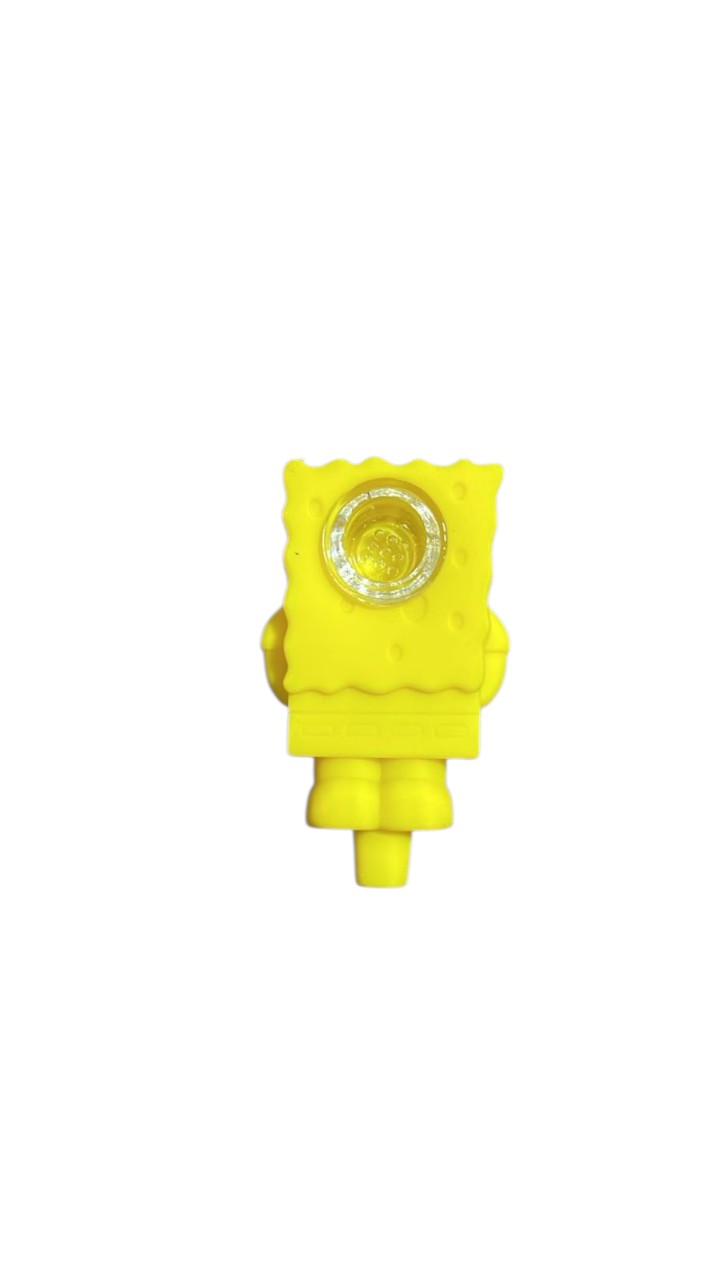Pipe de Silicone Bob Esponja Feliz