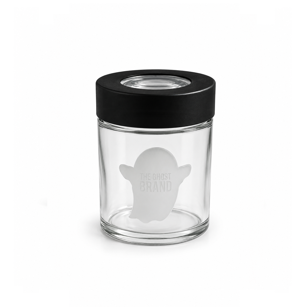 Pote de Vidro Hermético TGB Com Lupa 120ML