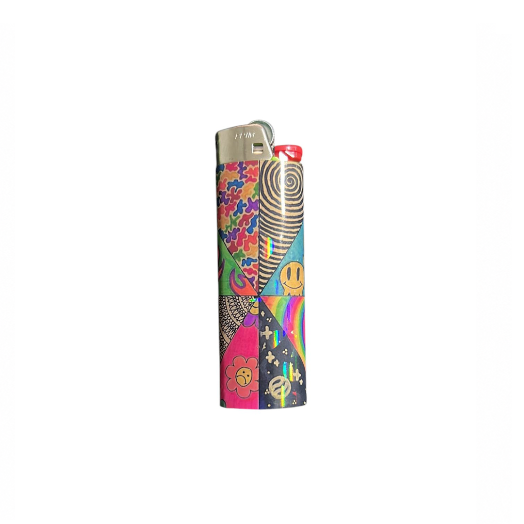 Isqueiro Bic Grande Estampado Abstrato