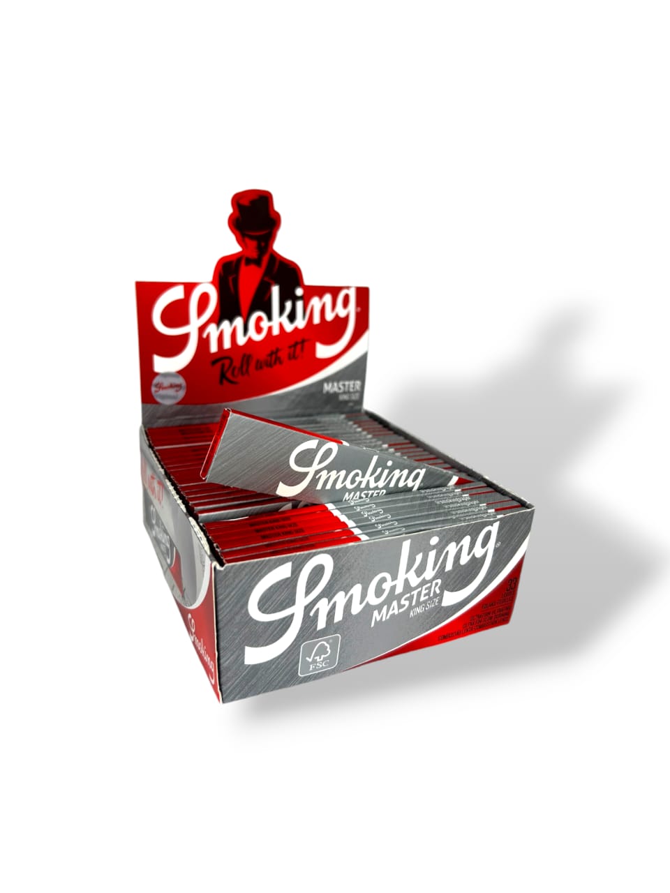 Caixa de Seda Smoking Prata Master K.S