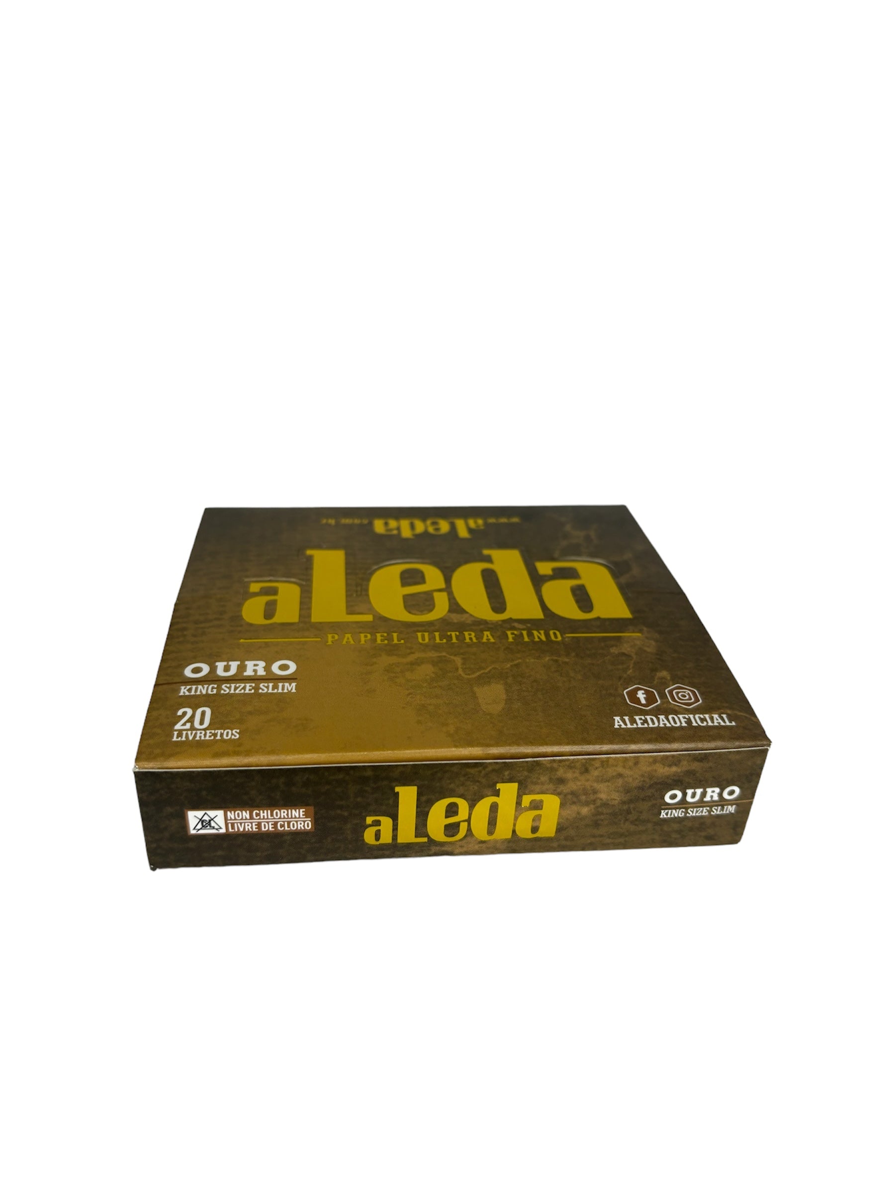 Caixa de Seda Aleda Ouro Brown K.S