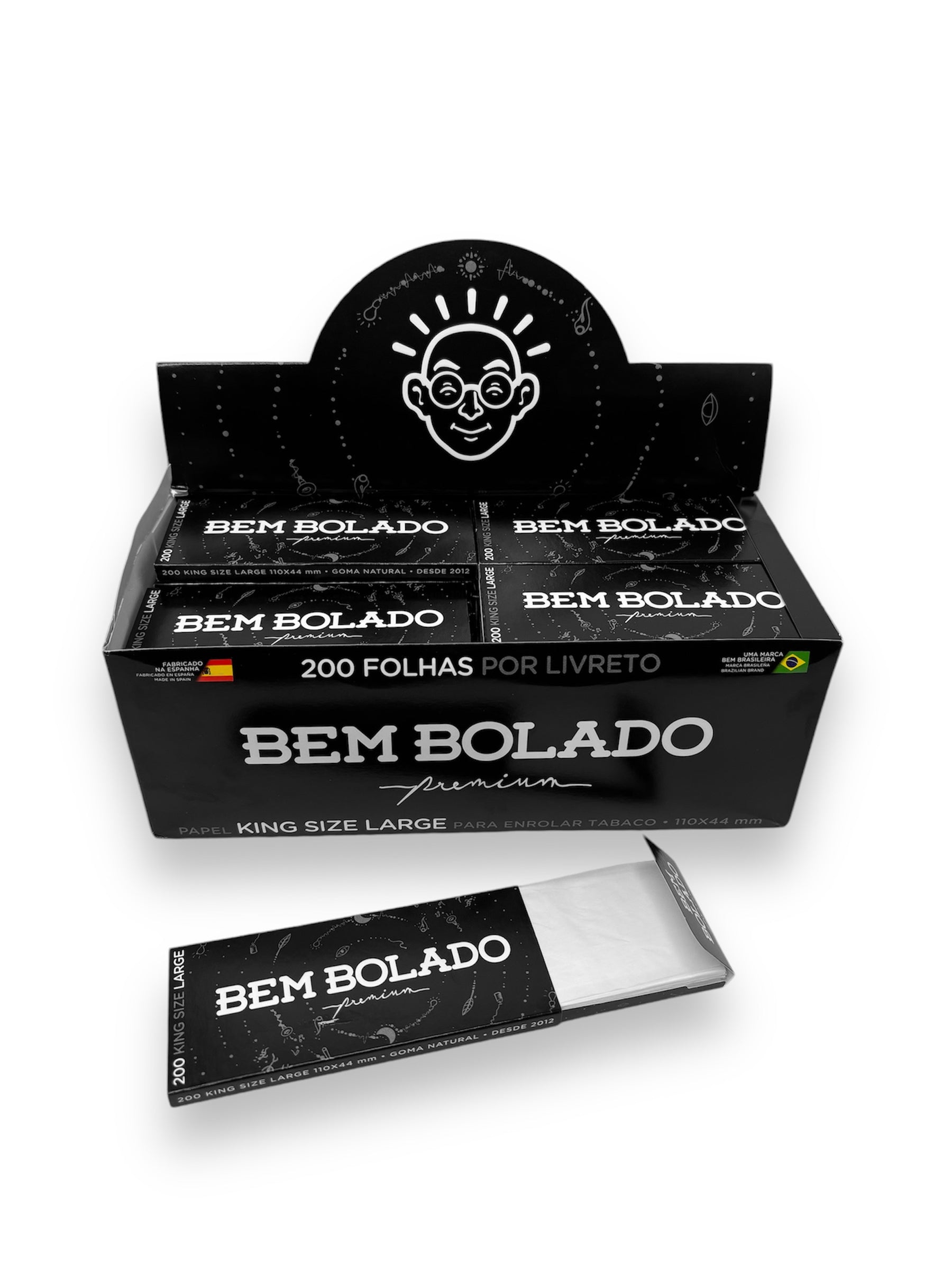 Caixa de Seda Bem Bolado Premium C/200 Folhas K.S