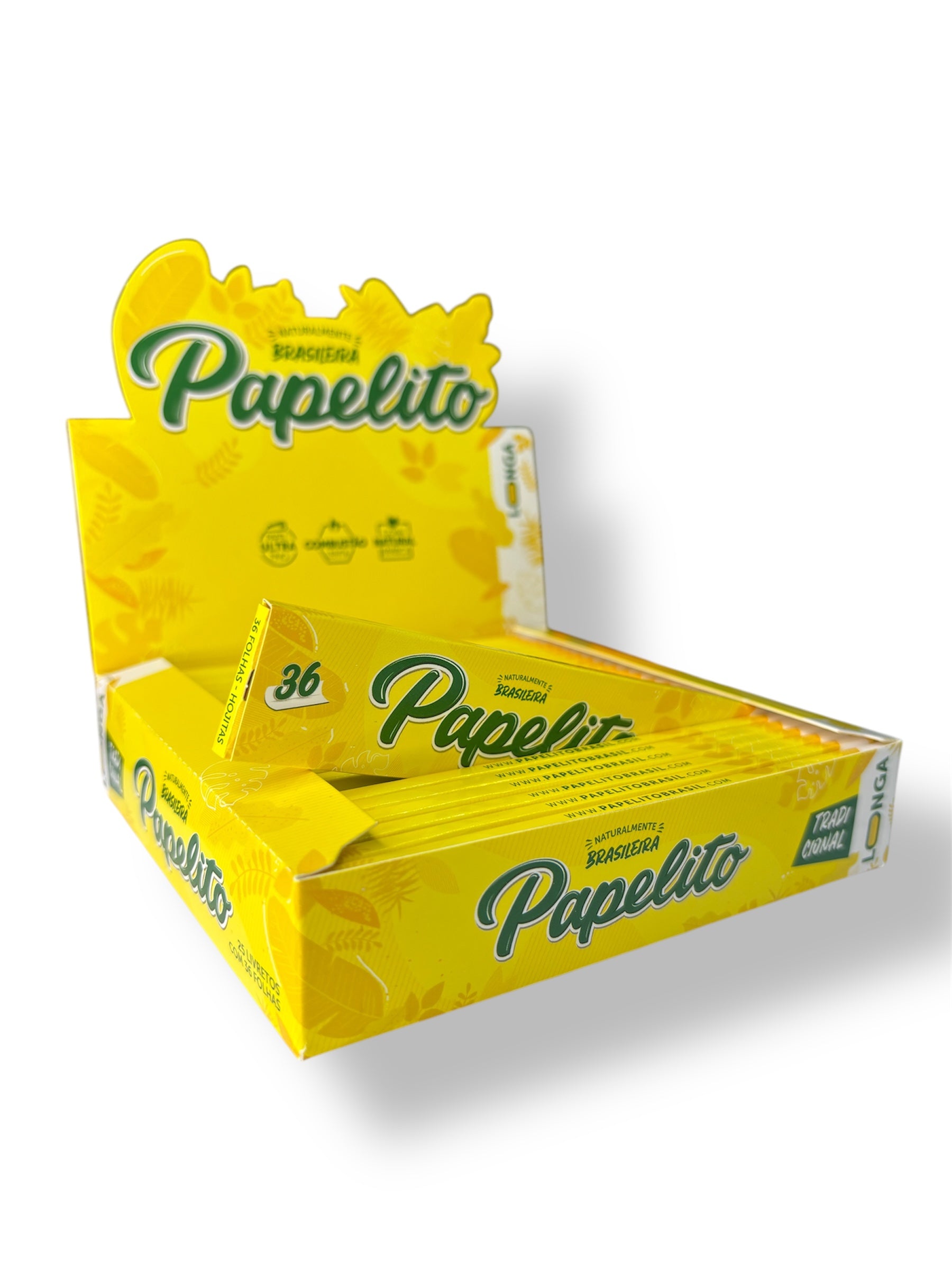 Caixa de Seda Papelito Longa Branca K.S