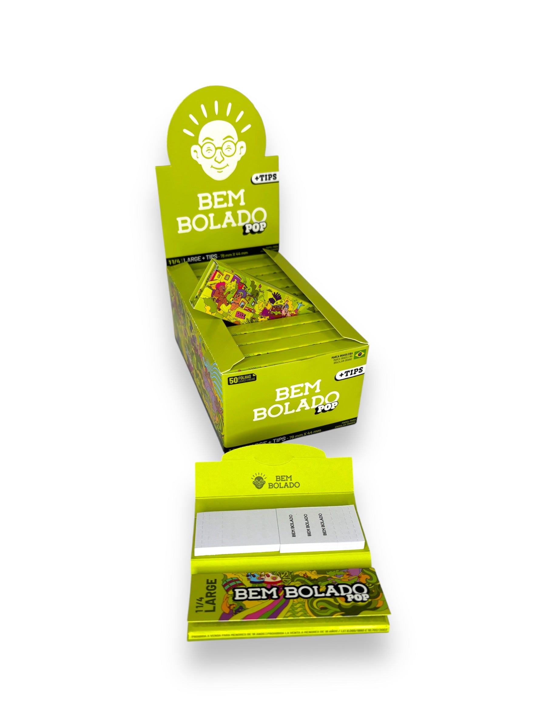 Caixa de Seda Bem Bolado PoP Mini C/ Piteira M.S