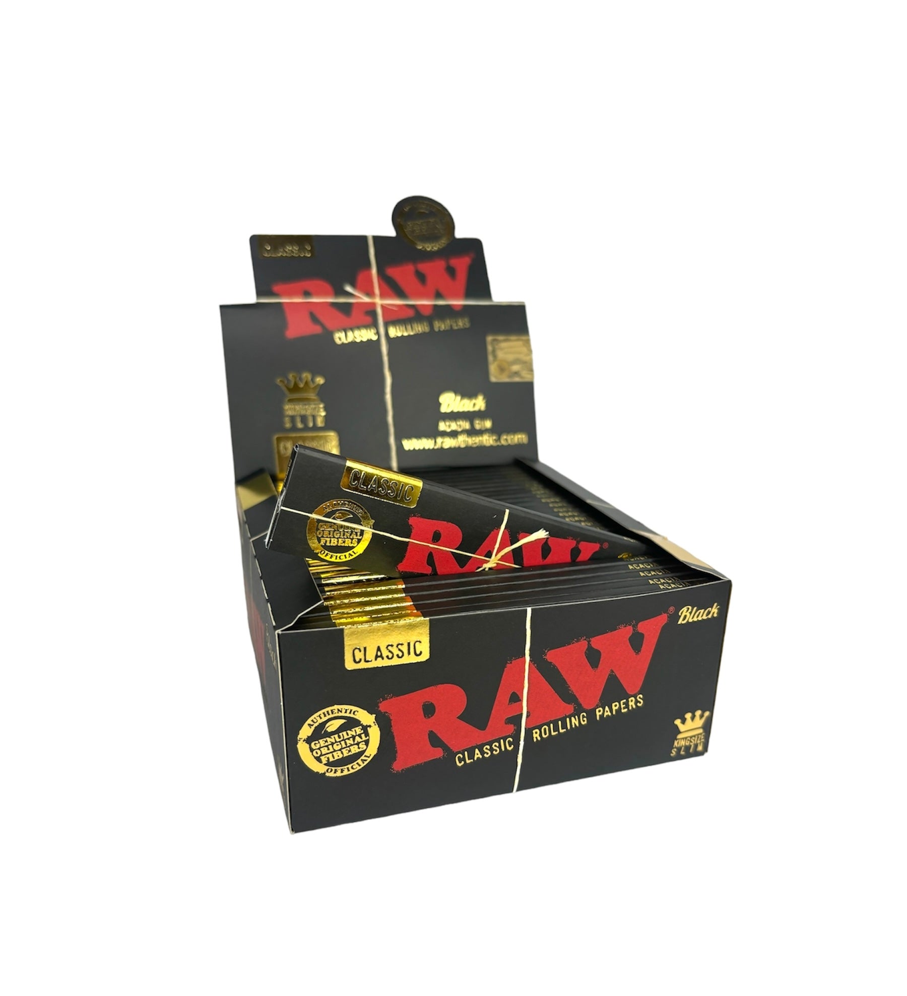 Caixa de Seda Raw Black K.S