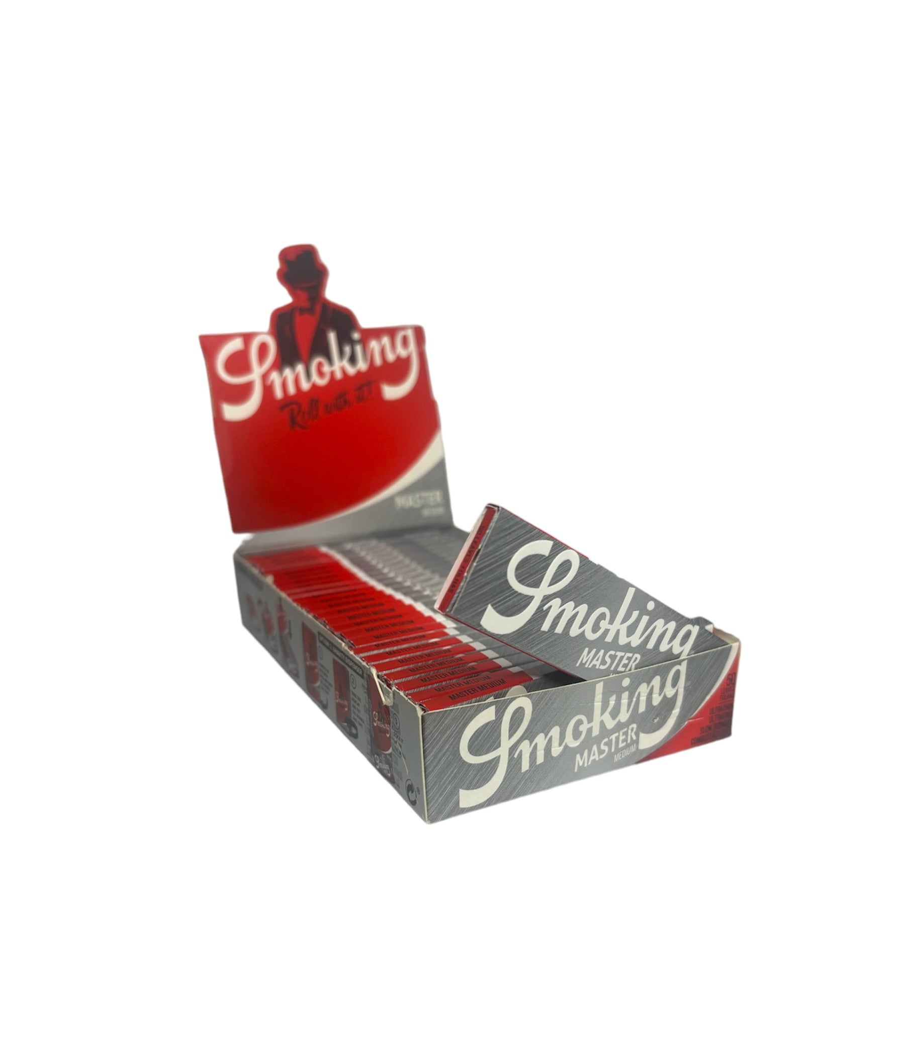 Caixa de Seda Smoking Prata Master Mini 1/4 M.S