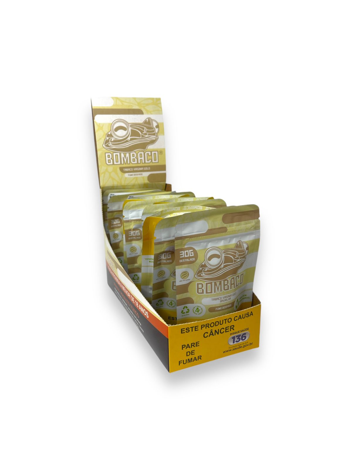 Caixa de Tabaco Bombaco Baunilha 30G C/12