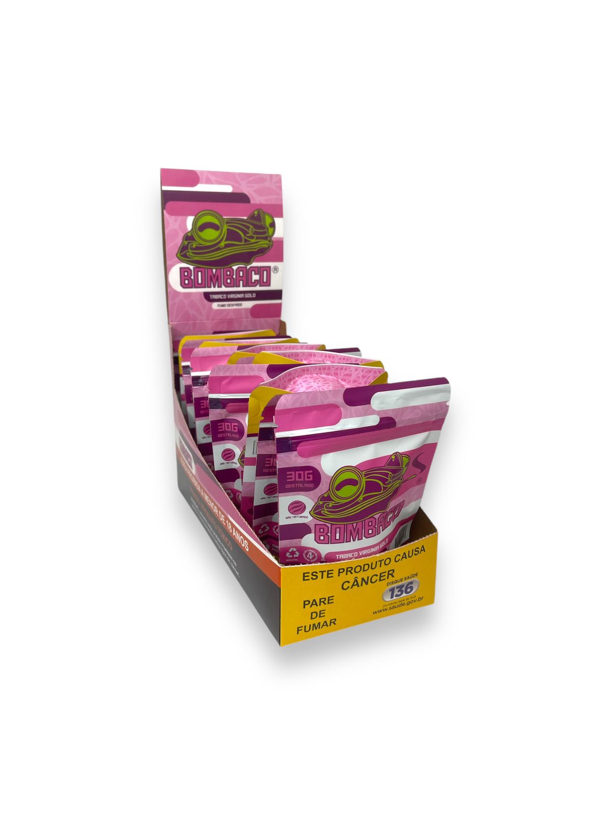 Caixa de Tabaco Bombaco Extra Suave 30G C/12