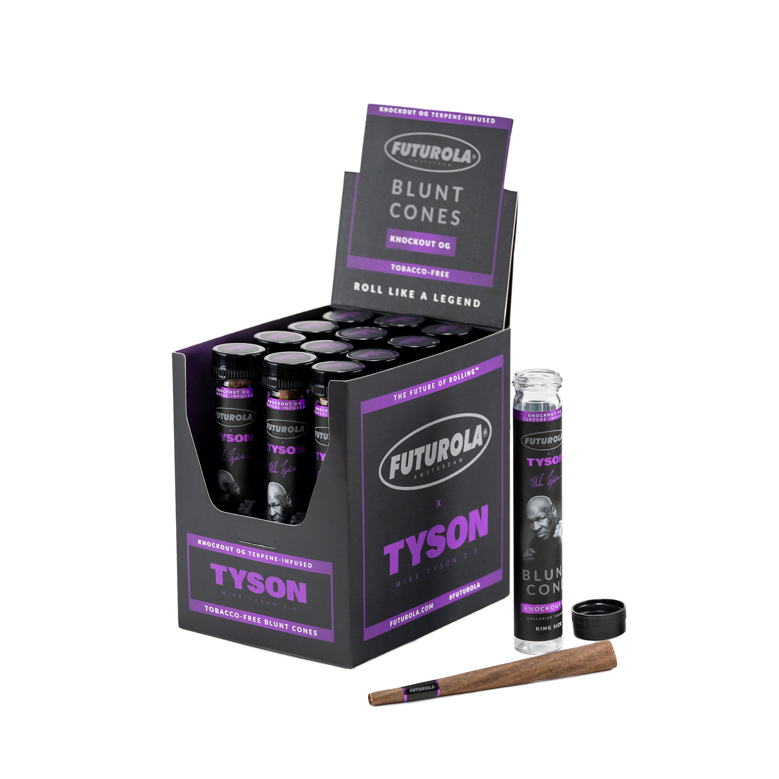 Display Blunt Cone Infusionada Tyson - Knockout OG C/12