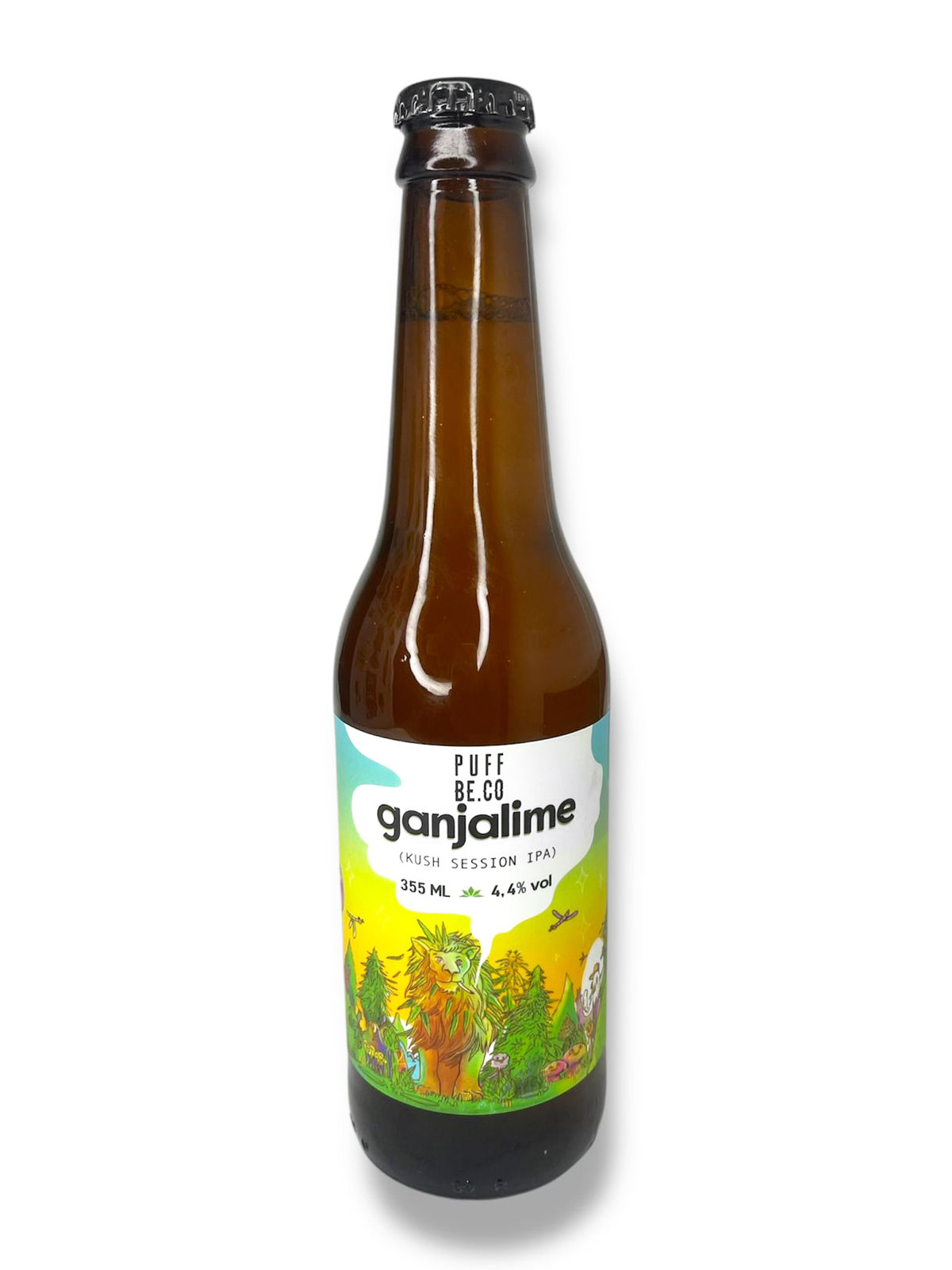 Caixa de Cerveja Puff Ganja Lime 355ML C/ 15