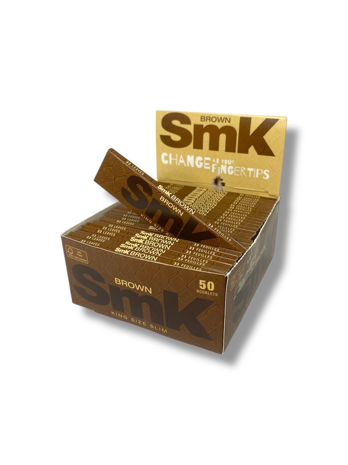 Caixa de Seda Smk Brown Slim K.S