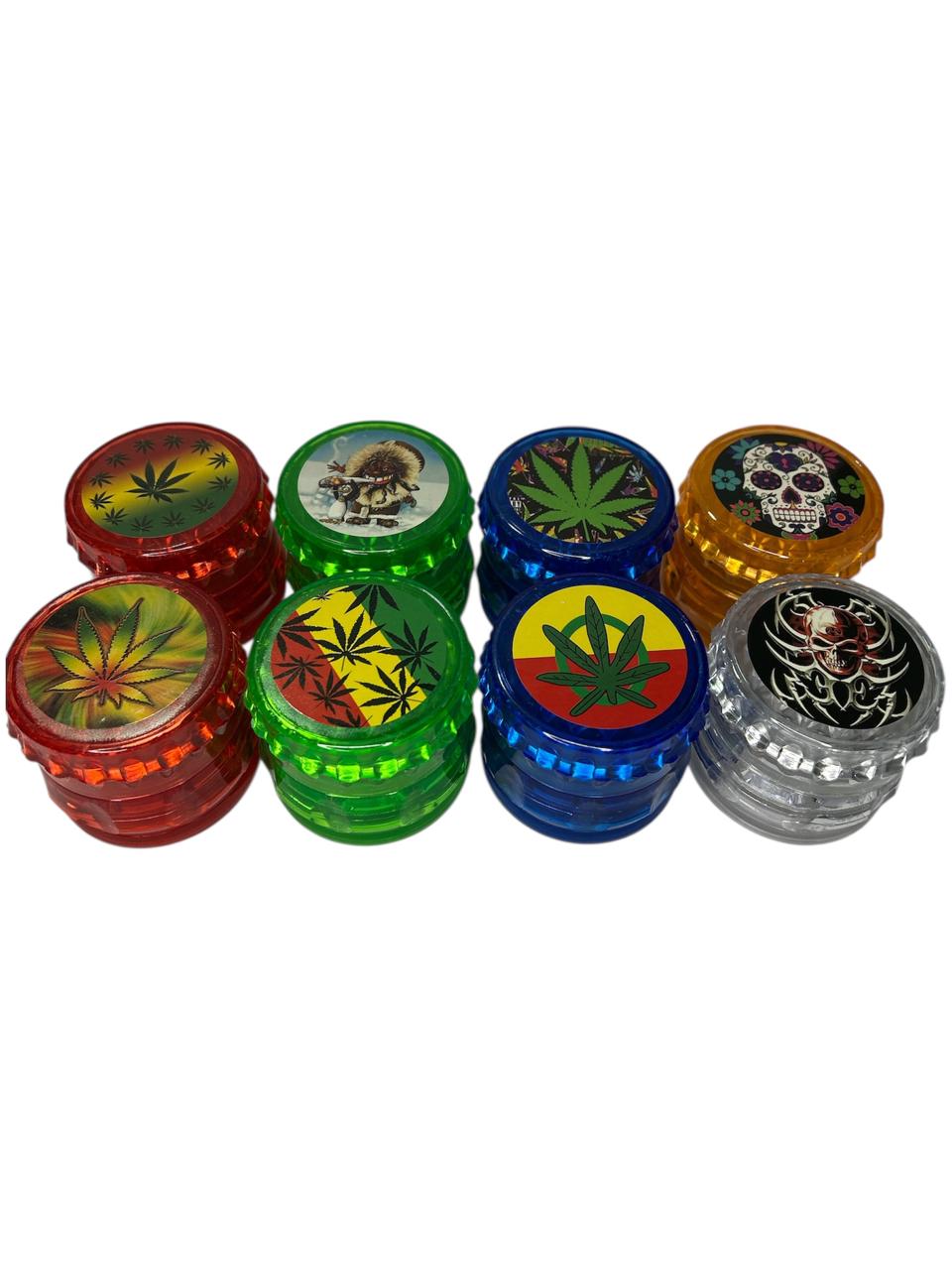 Display Dichavadores de Acrílico Estampado 50mm C/8