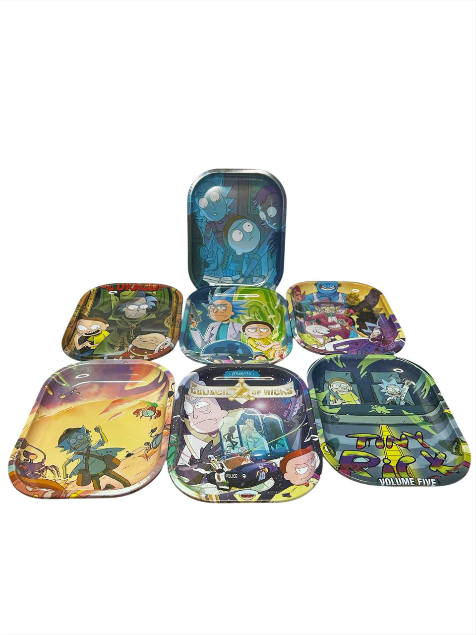 Bandeja Rick e Morty Animações