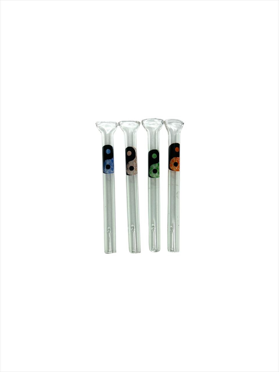 Piteira de Vidro Yig e Yang 4~6MM