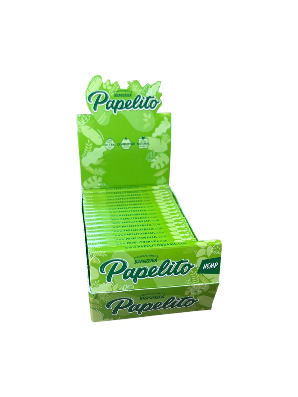 Caixa de Seda Papelito Hemp 1/4 C/25