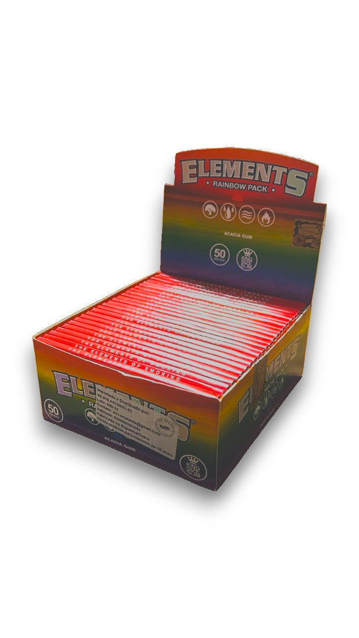 Caixa de Seda Elements Rainbow K.S