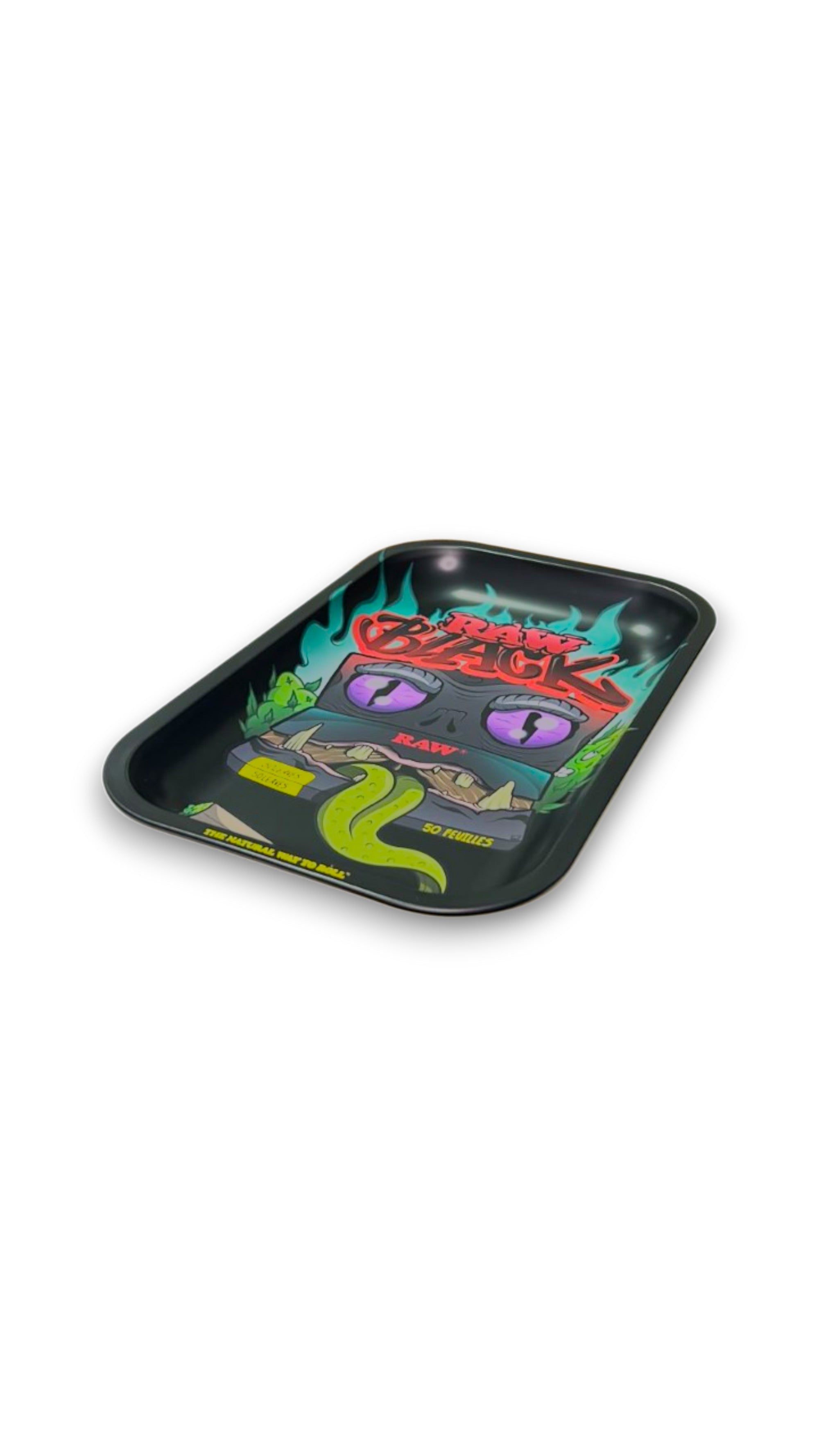 Bandeja de Metal Raw Black Monster Média