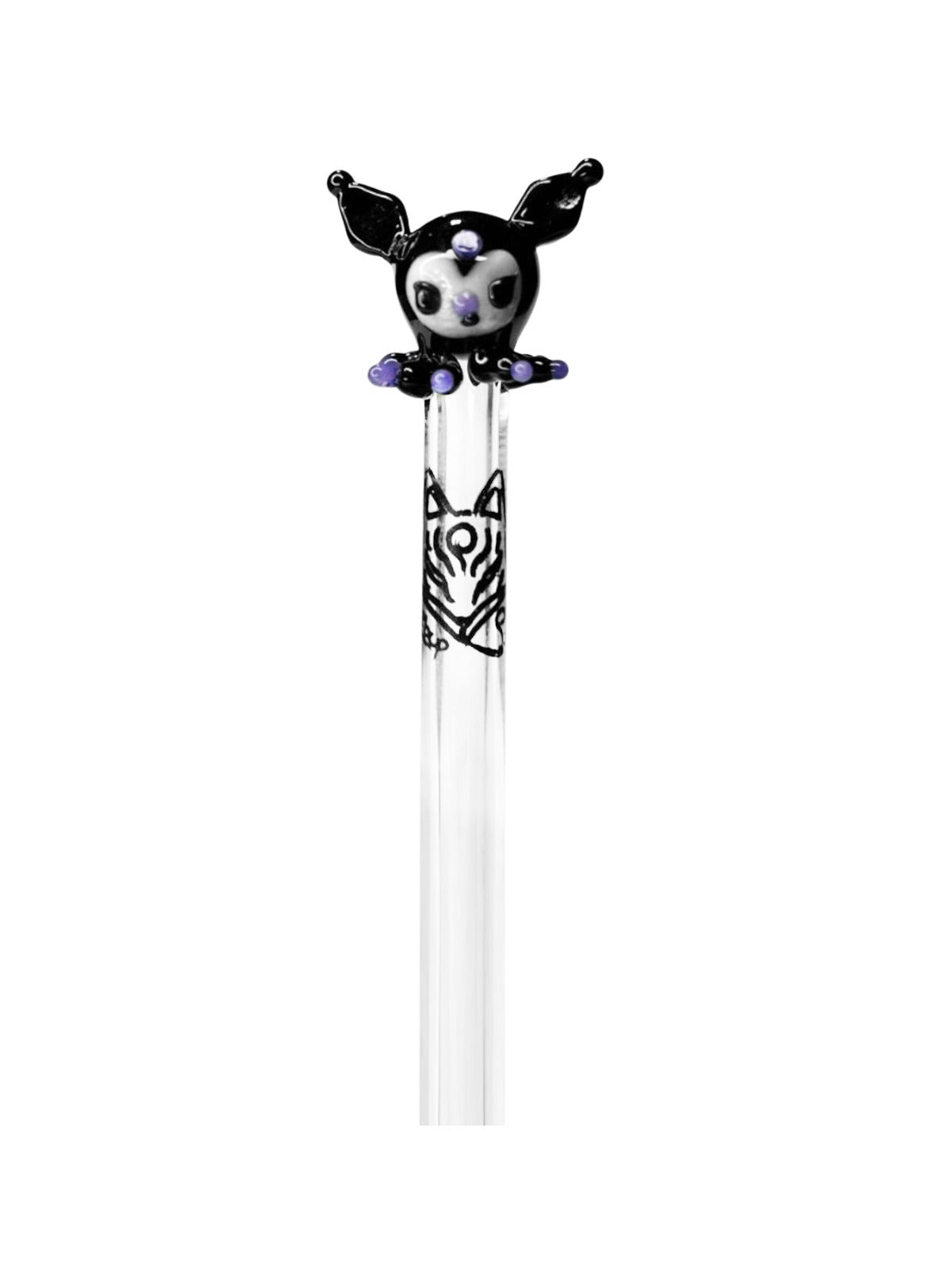 Piteira de Vidro Hippie Bong Kuromi 5MM